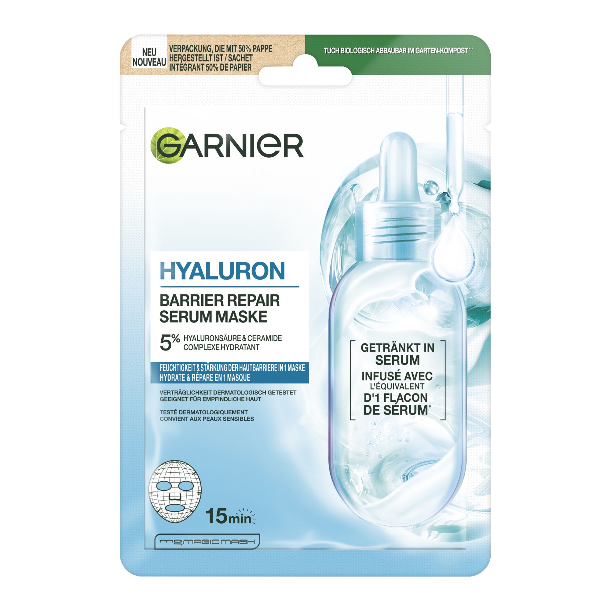 Hyaluron Barrier Repair Serum Mask -- Gesichtsmaske Hyaluron Barrier Repair Serum Mask -- Gesichtsmaske