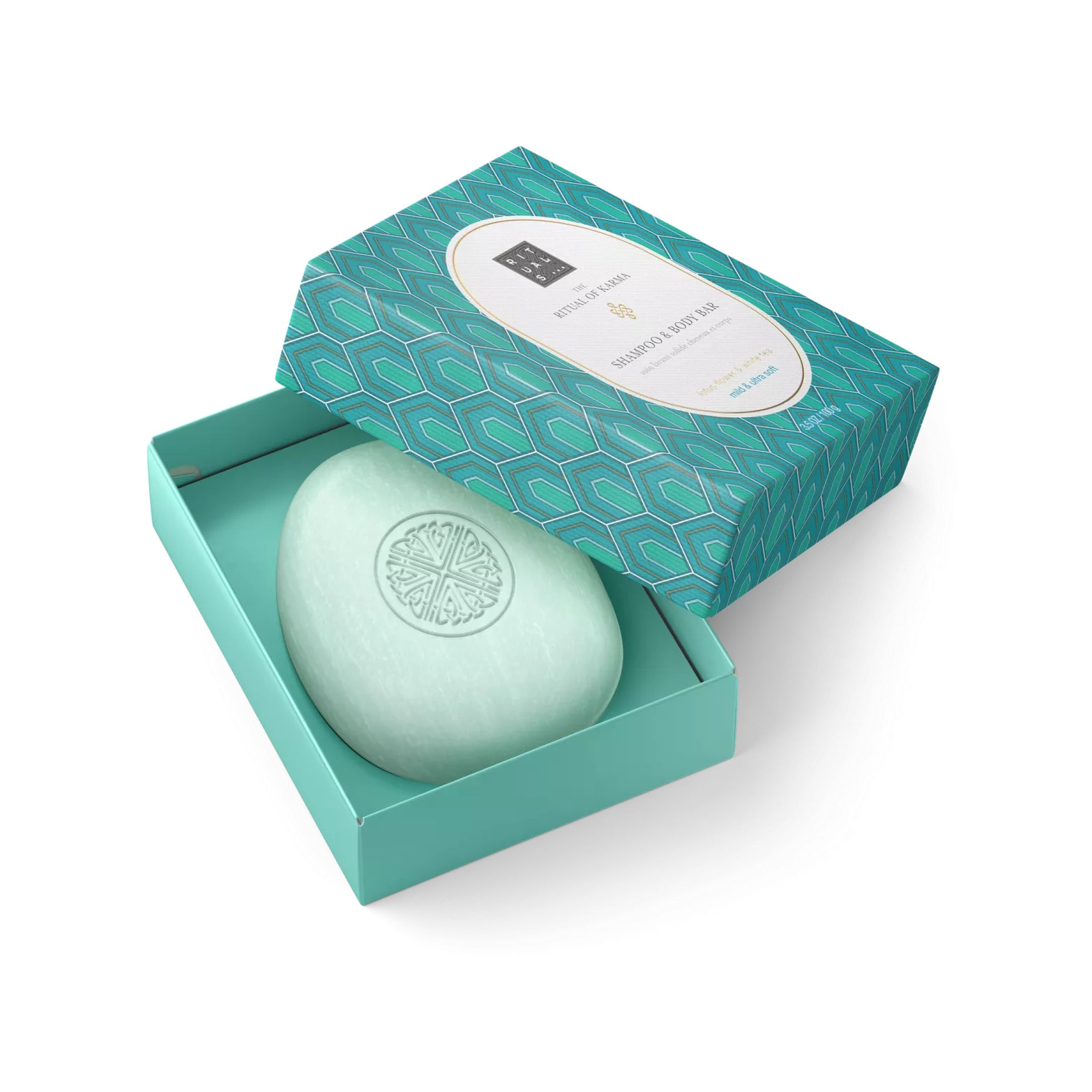 Soin Lavant Solide Cheveux & Corps - The Ritual Of Karma - Shampoo & Body Bar Soin Lavant Solide Cheveux & Corps - The Ritual Of Karma - Shampoo & Body Bar