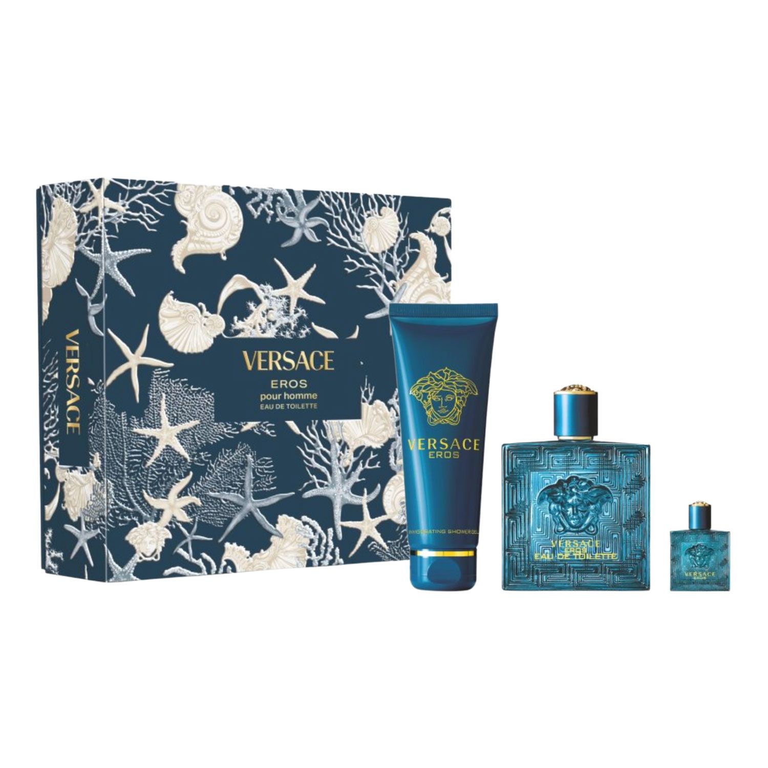 Gift Set - Eros Eau de Toilette, Bath & Shower Gel