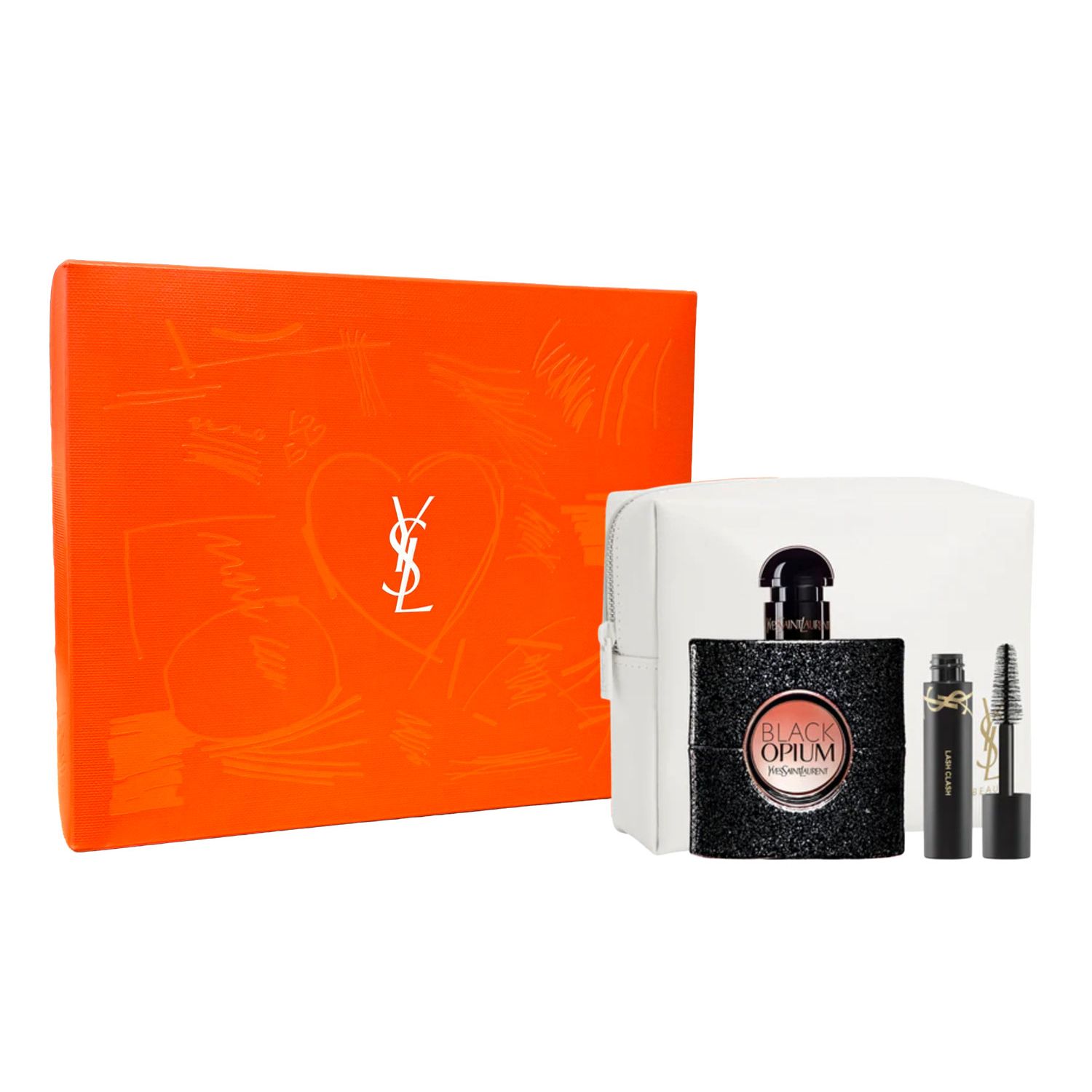 Gift Set - Black Opium Eau de Parfum, Mini Mascara & Pouch