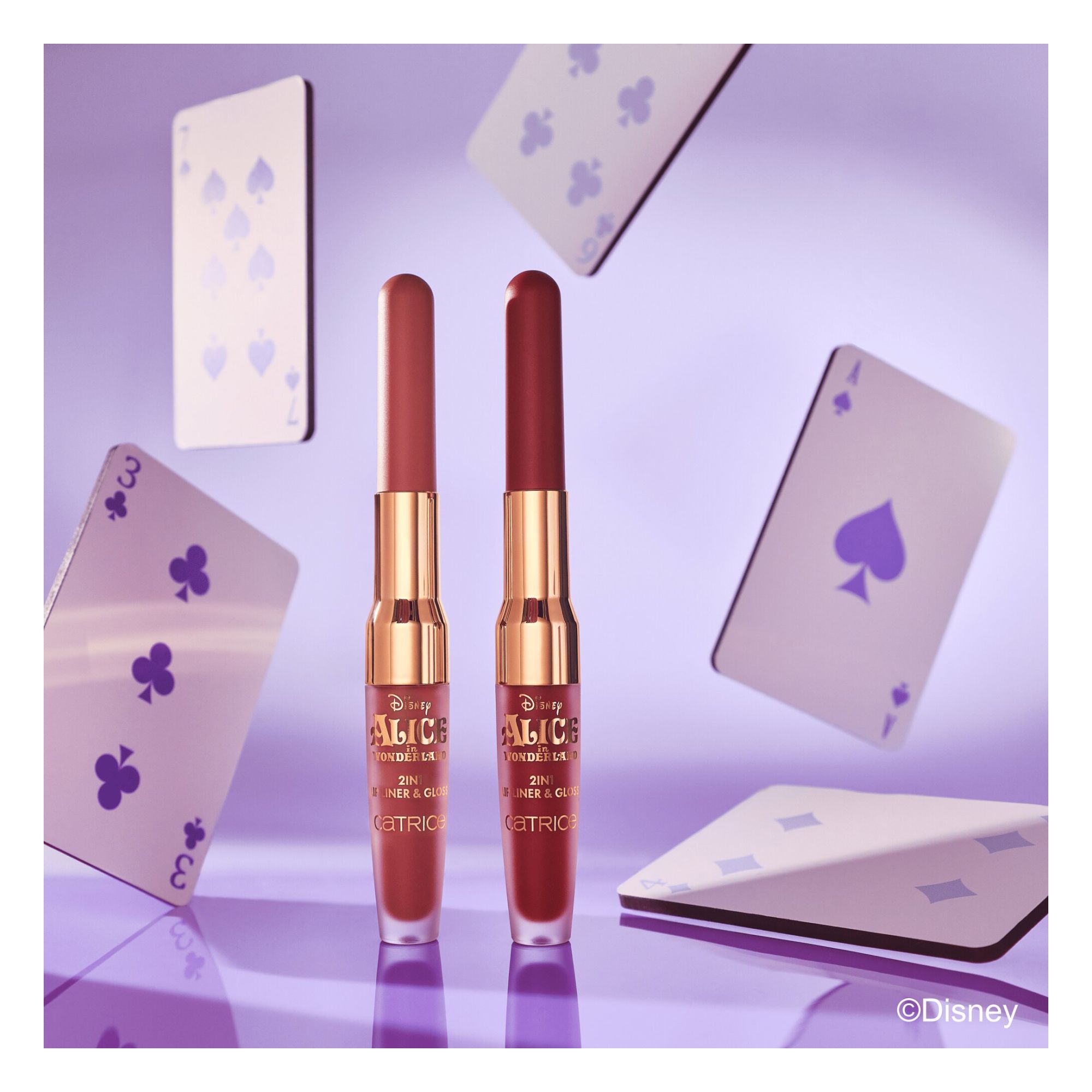 Gloss & Crayon à Lèvres - Disney Alice In Wonderland - 2in1 Lip Liner & Gloss Gloss & Crayon à Lèvres - Disney Alice In Wonderland - 2in1 Lip Liner & Gloss