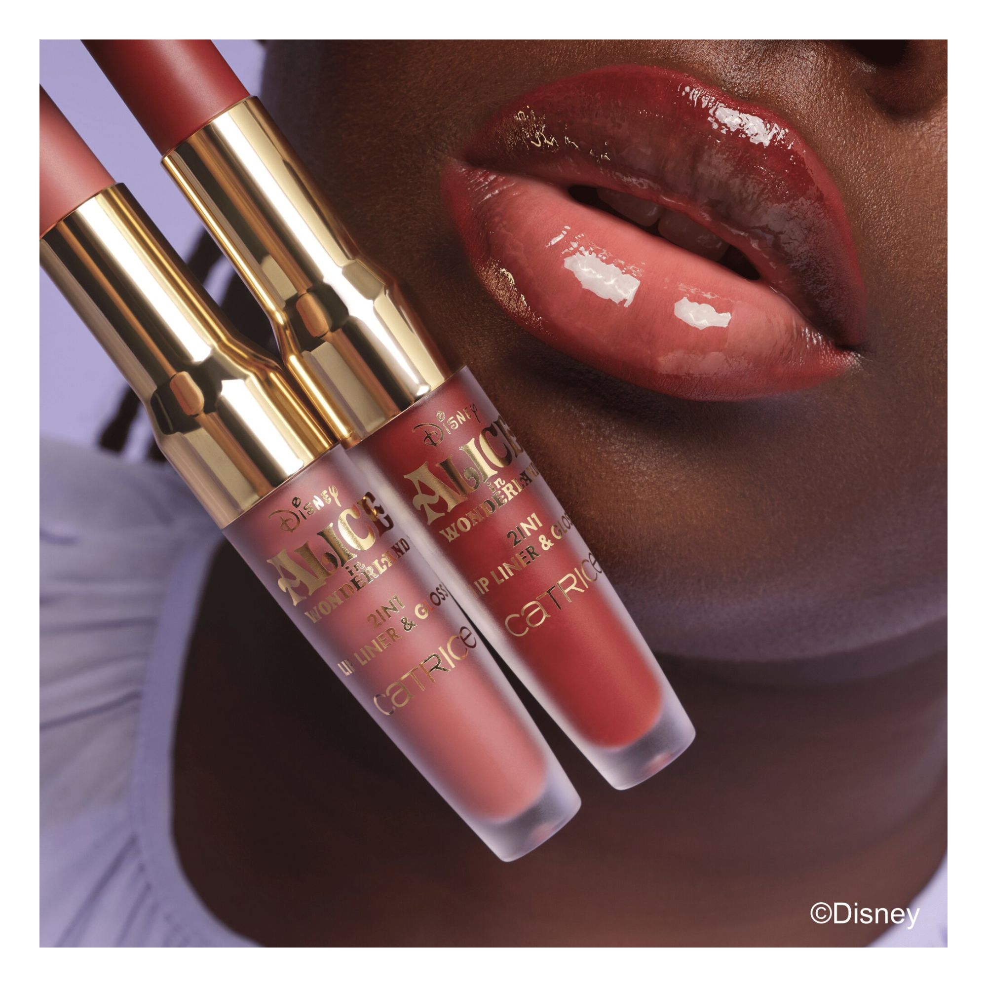 Gloss & Crayon à Lèvres - Disney Alice In Wonderland - 2in1 Lip Liner & Gloss Gloss & Crayon à Lèvres - Disney Alice In Wonderland - 2in1 Lip Liner & Gloss