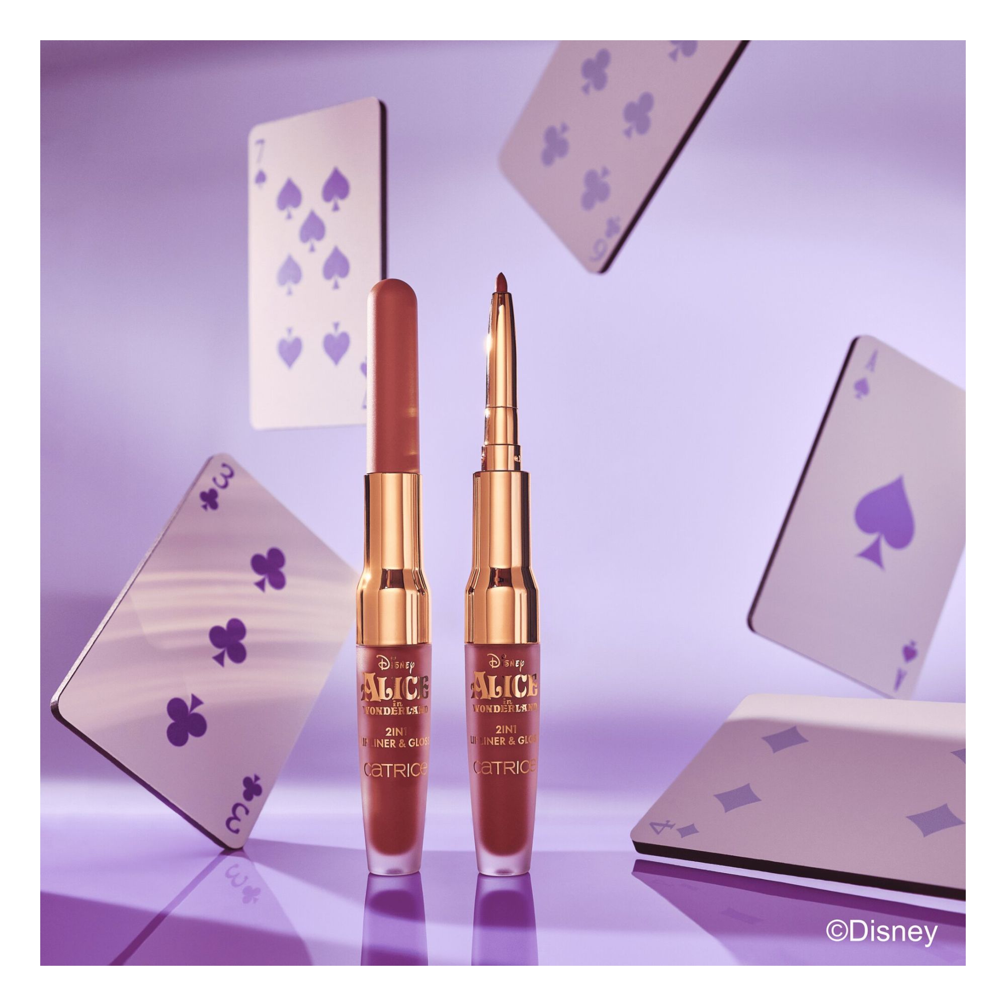 Gloss & Crayon à Lèvres - Disney Alice In Wonderland - 2in1 Lip Liner & Gloss Gloss & Crayon à Lèvres - Disney Alice In Wonderland - 2in1 Lip Liner & Gloss