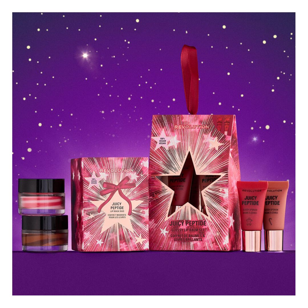 Mini Lip Balm - Juicy Peptide Glossy Lip Balm Set