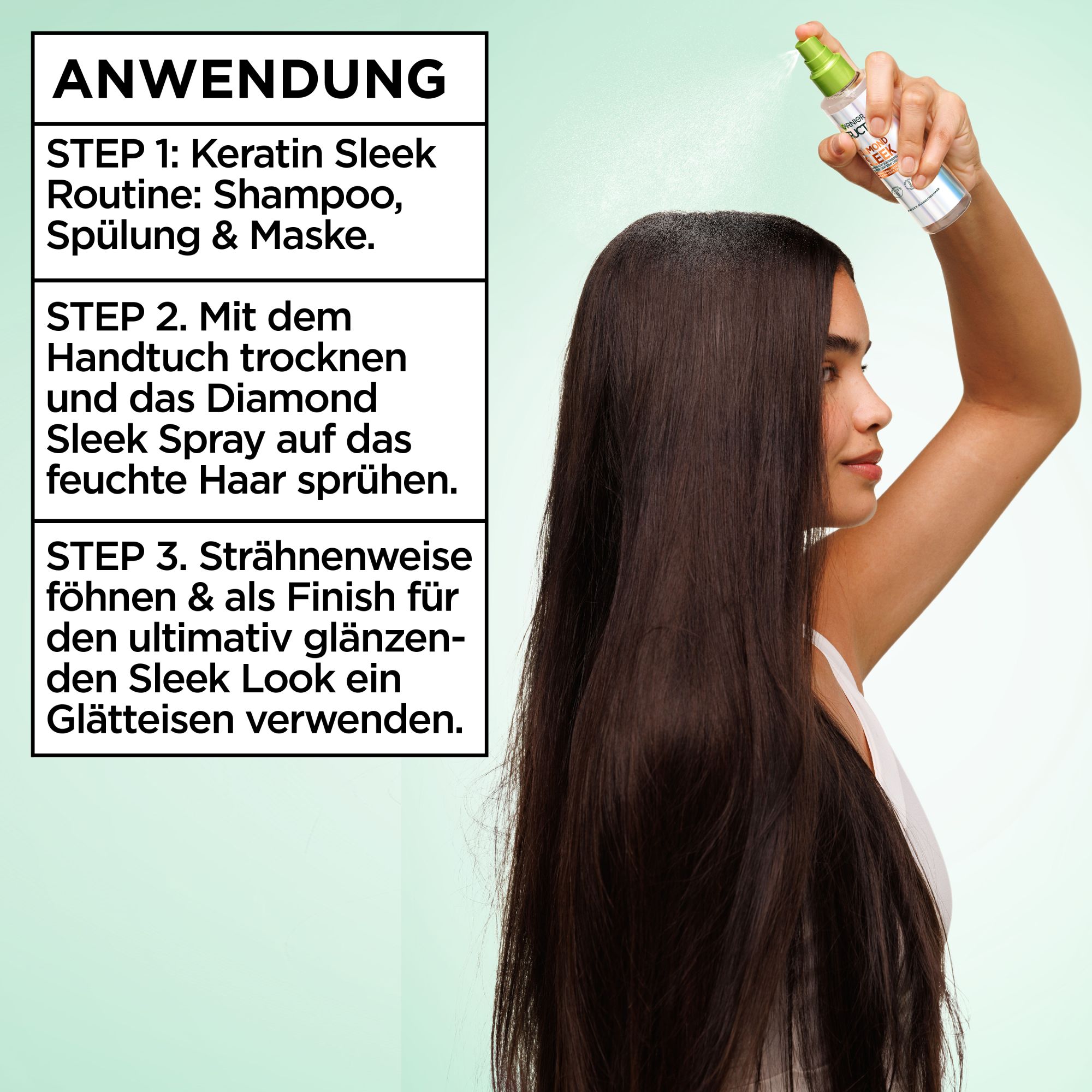 Spray Lissant - Fructis - Diamond Sleek Shine-Coat Spray Lissant - Fructis - Diamond Sleek Shine-Coat