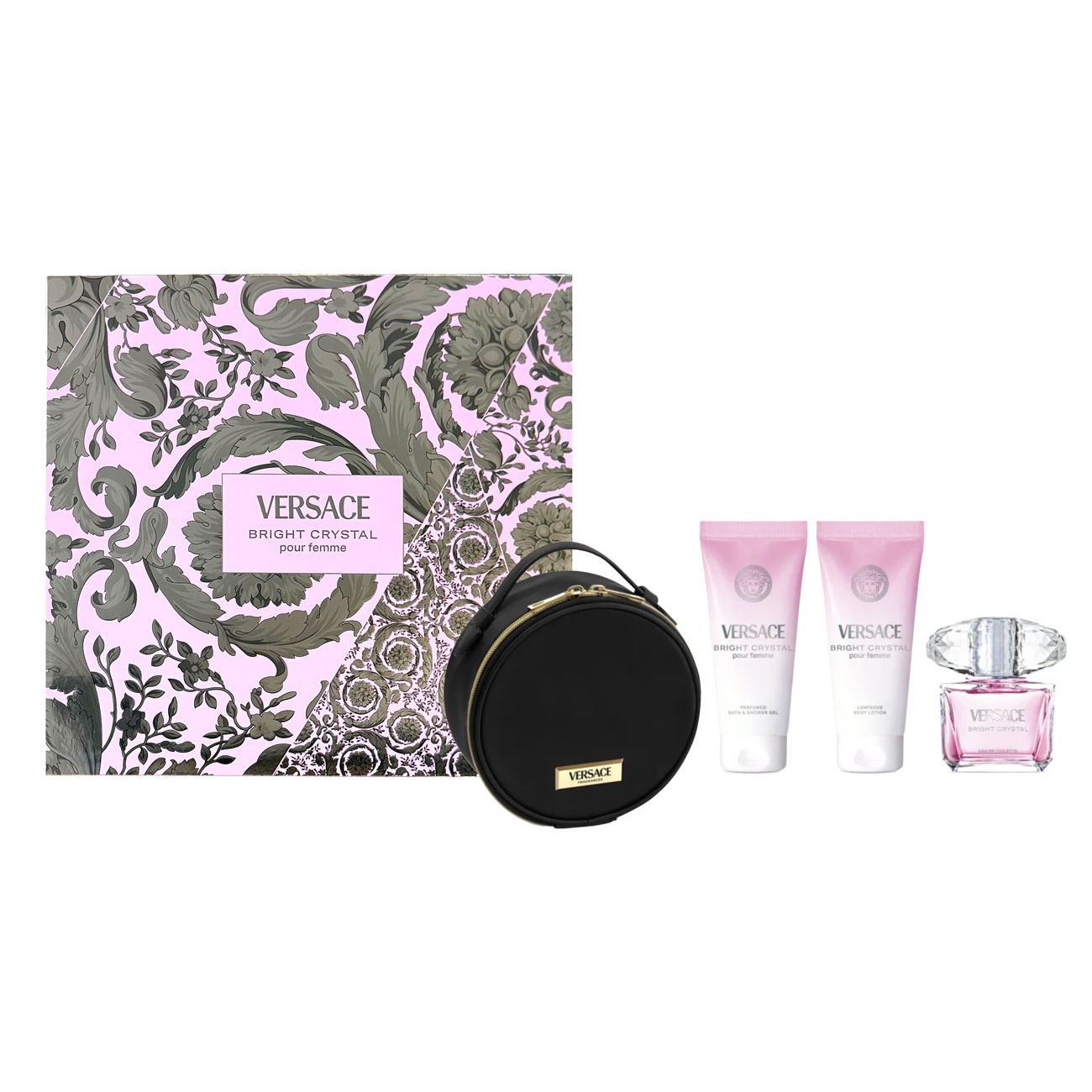 Gift Set - Bright Crystal Eau de Toilette, Body Lotion, Shower Gel & Pouch