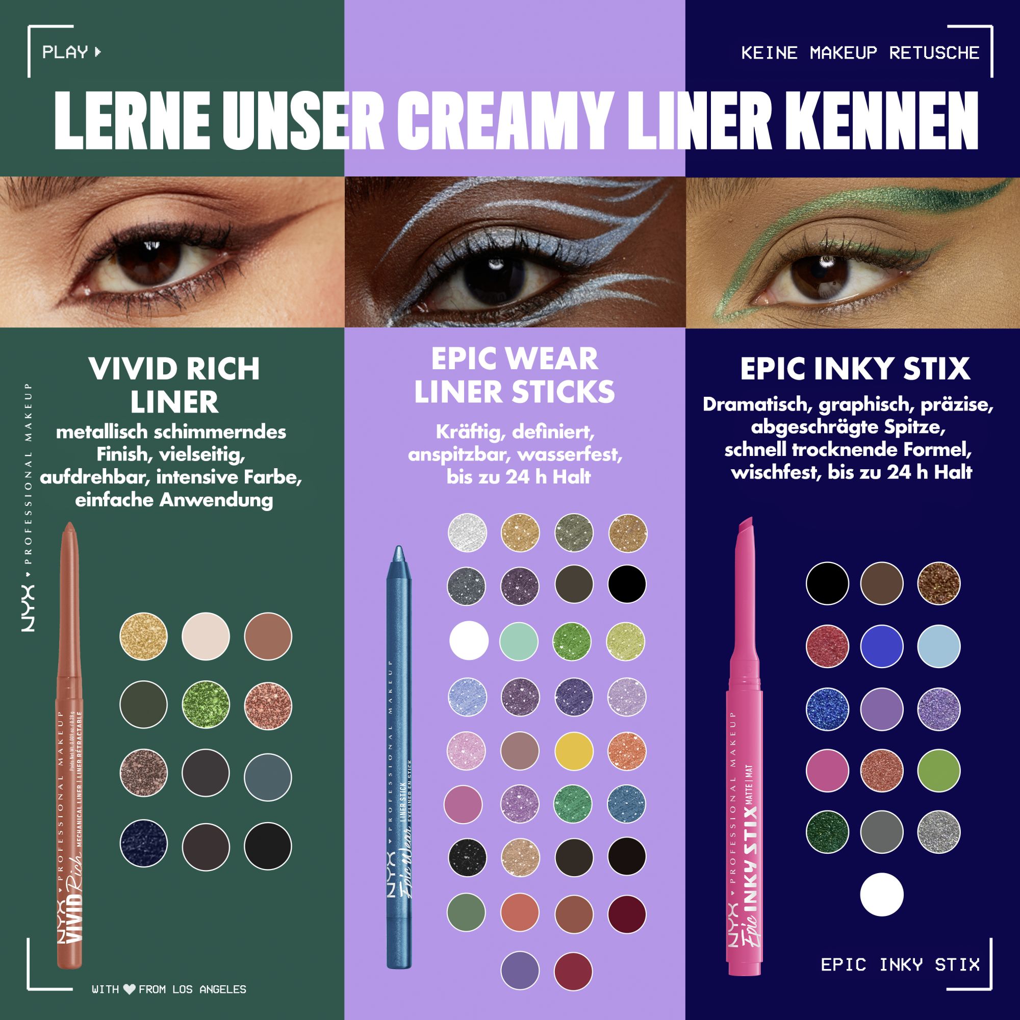 Epic Inky Stix Cream Gel Eyeliner -- Eyeliner-Stift