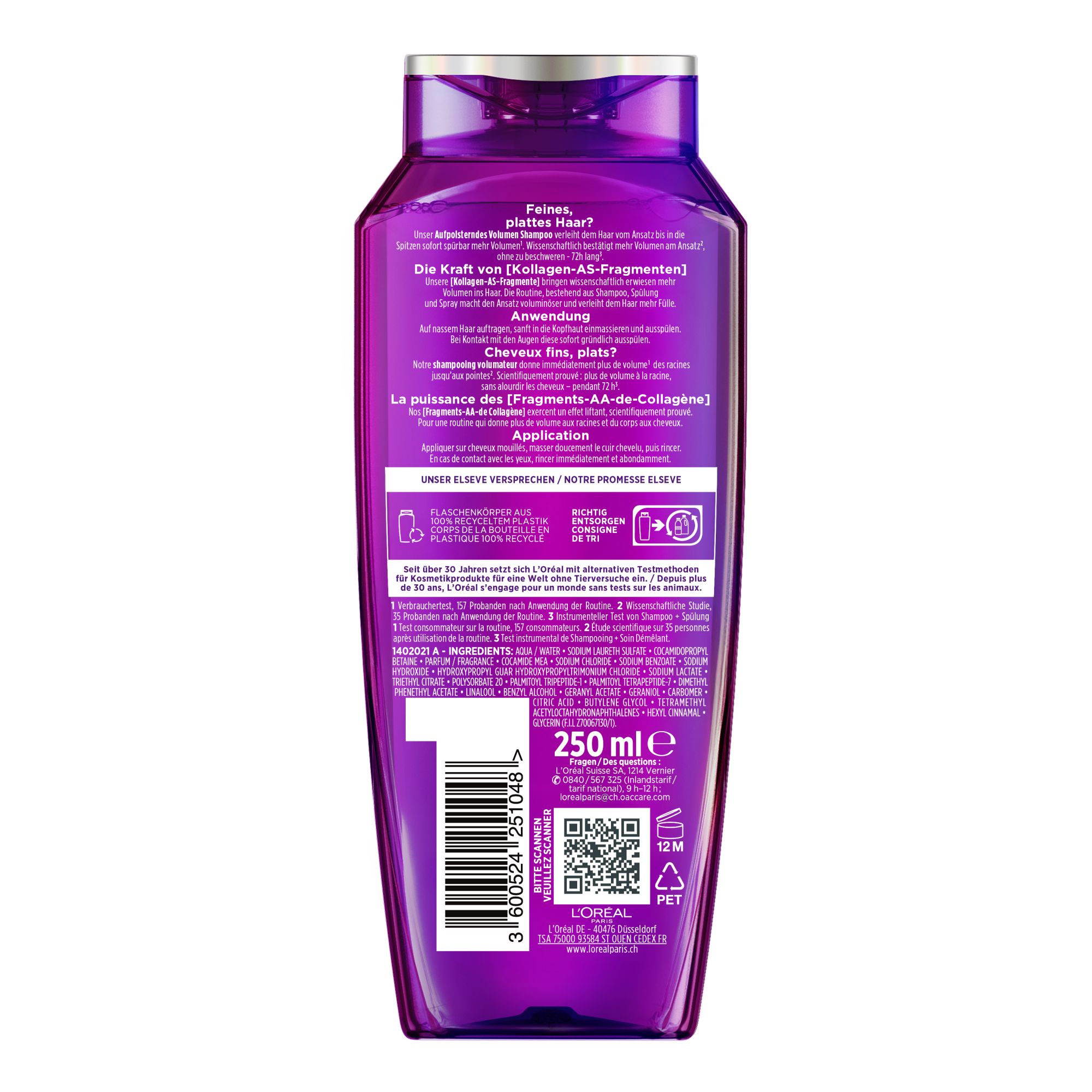 Elseve - Collagen Lifter Shampooing Volumateur