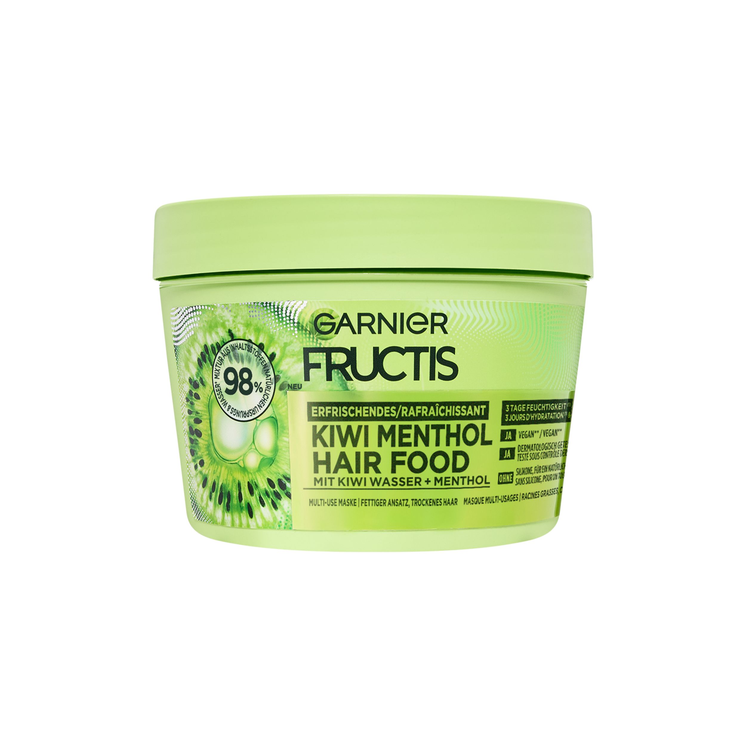 Masque Capillaire - Fructis - Kiwi Menthol Hair Food