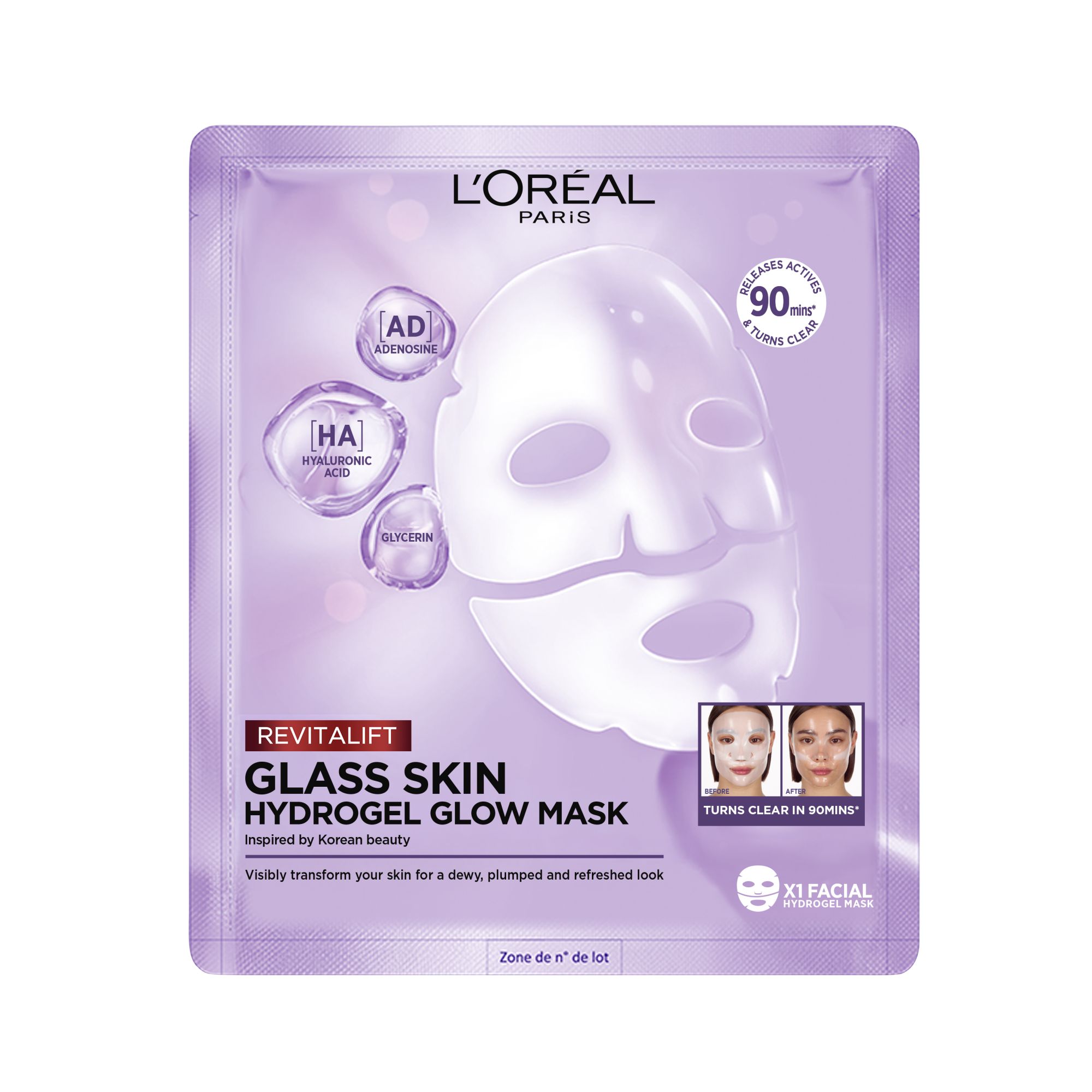 Masque Pour Le Visage - Revitalift - Glass Skin Hydrogel Glow Mask