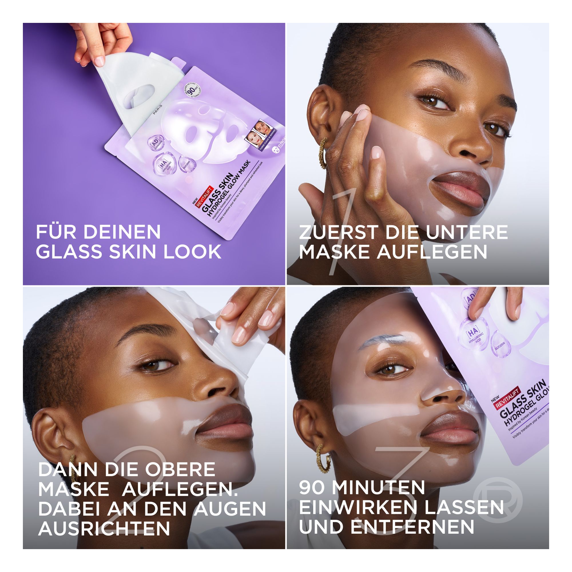Masque Pour Le Visage - Revitalift - Glass Skin Hydrogel Glow Mask