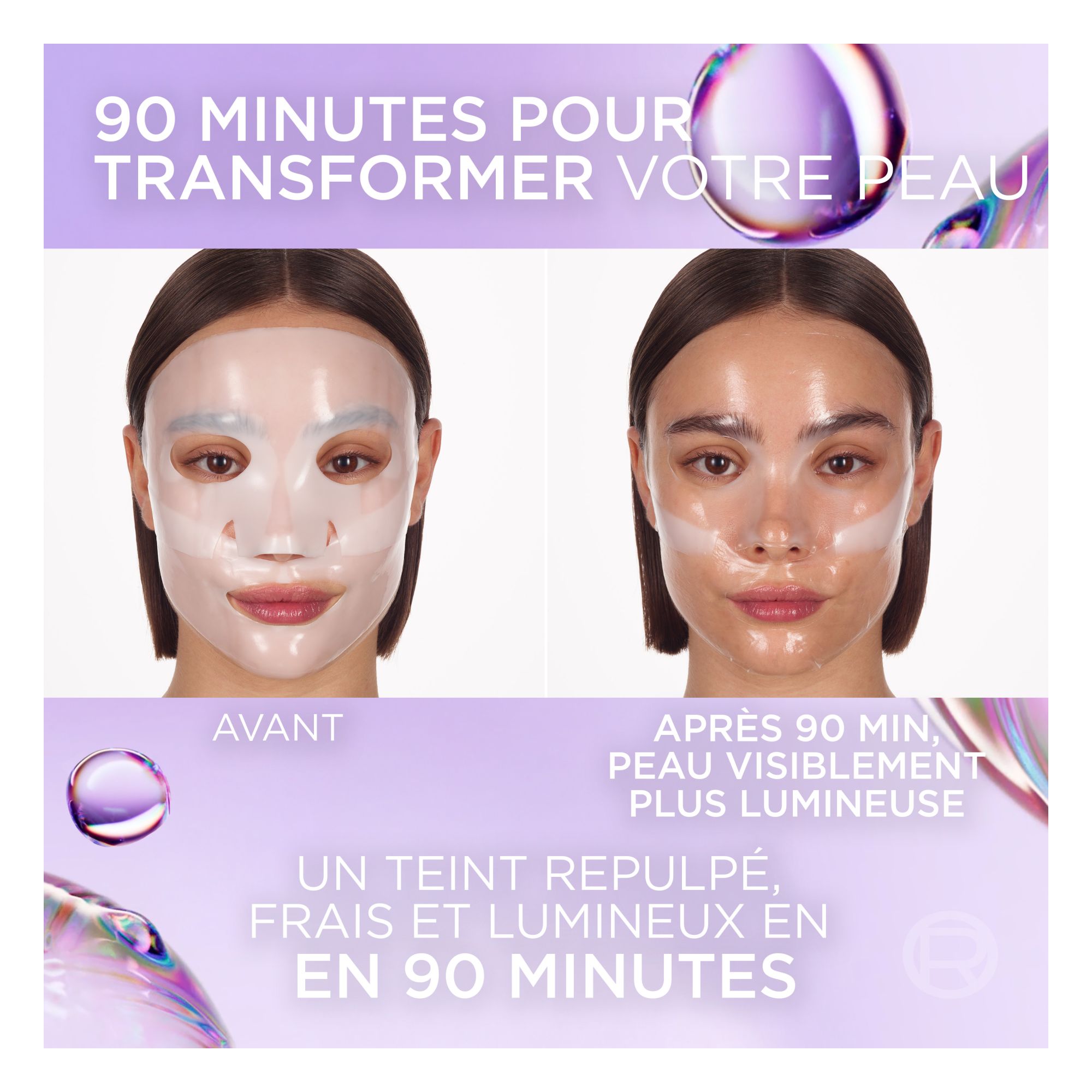 Masque Pour Le Visage - Revitalift - Glass Skin Hydrogel Glow Mask