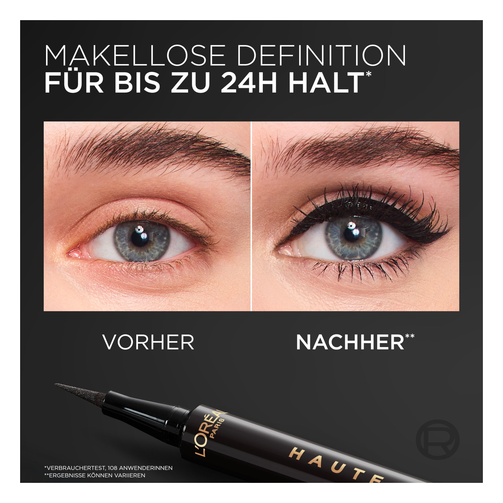 Haute Precision Liquid Eyeliner -- Flüssig-Eyeliner-Stift