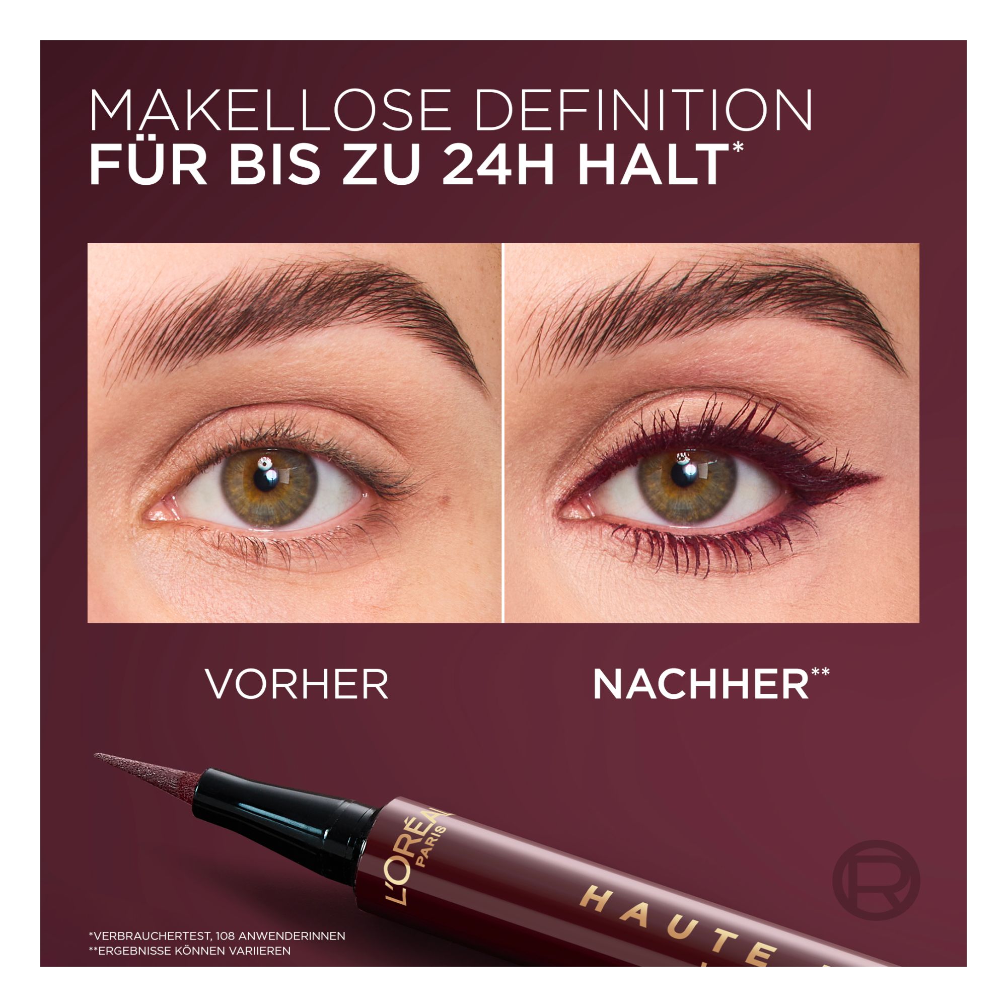 Haute Precision Liquid Eyeliner -- Flüssig-Eyeliner-Stift
