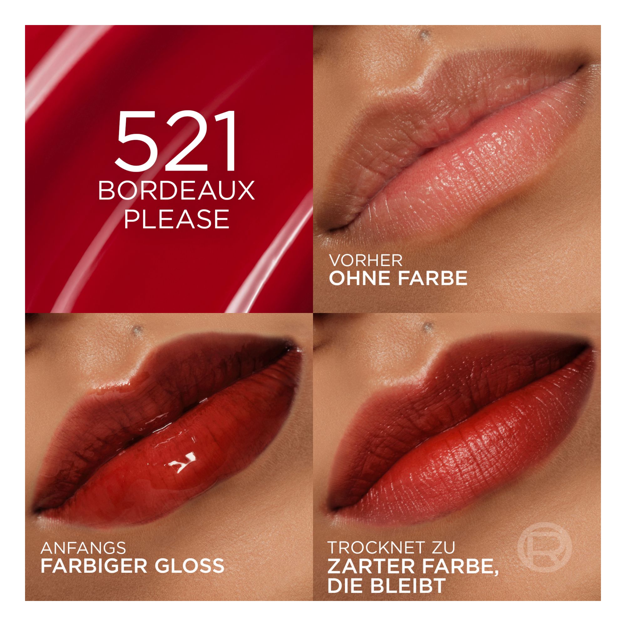 Hyaluron Tint Lip Stain Serum -- Flüssig-Lippenstift