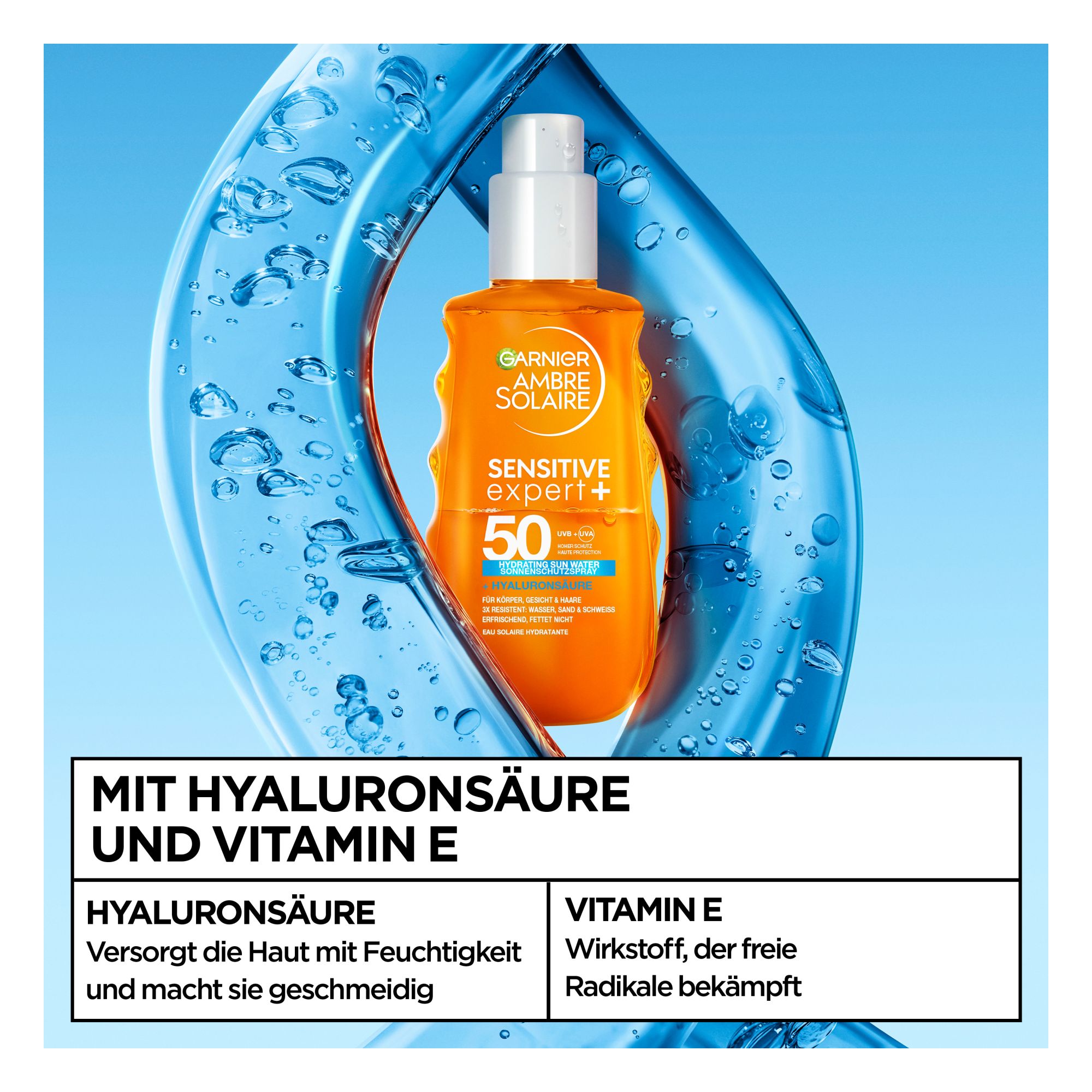 Spray Solaire - Ambre Solaire - Sensitive Expert + Hydrating UV Water Spray Solaire - Ambre Solaire - Sensitive Expert + Hydrating UV Water