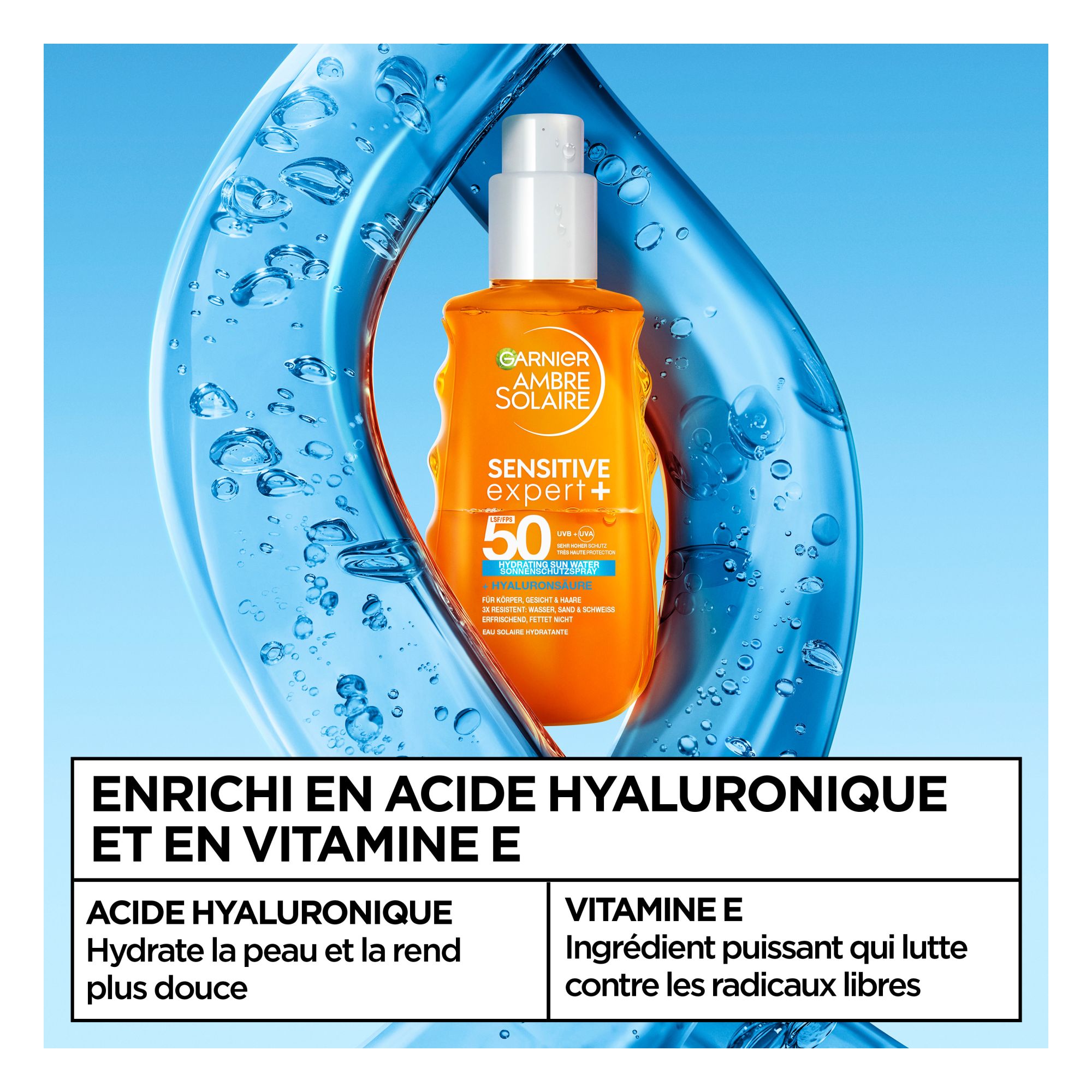 Spray Solaire - Ambre Solaire - Sensitive Expert + Hydrating UV Water Spray Solaire - Ambre Solaire - Sensitive Expert + Hydrating UV Water