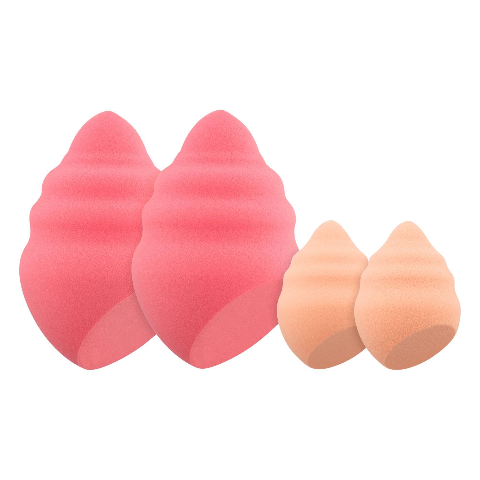 Éponges à Maquillage - Disney The Little Mermaid - Make-Up & Concealer-Sponges (4 Pièces)