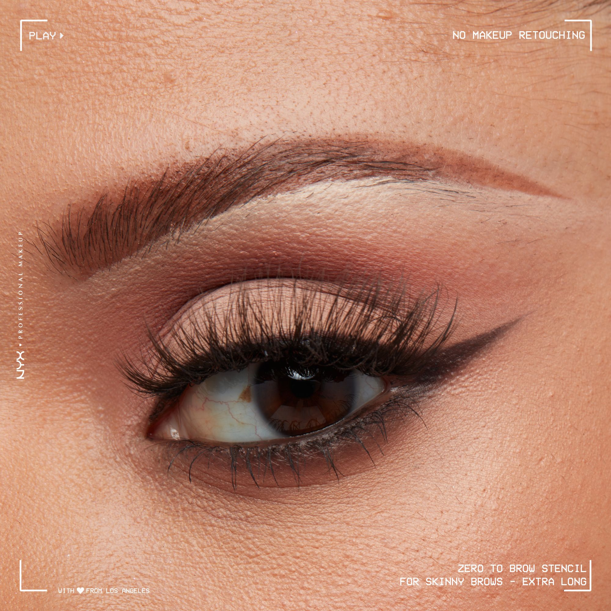 Zero To Brow Stencil -- Augenbrauen-Schablonen