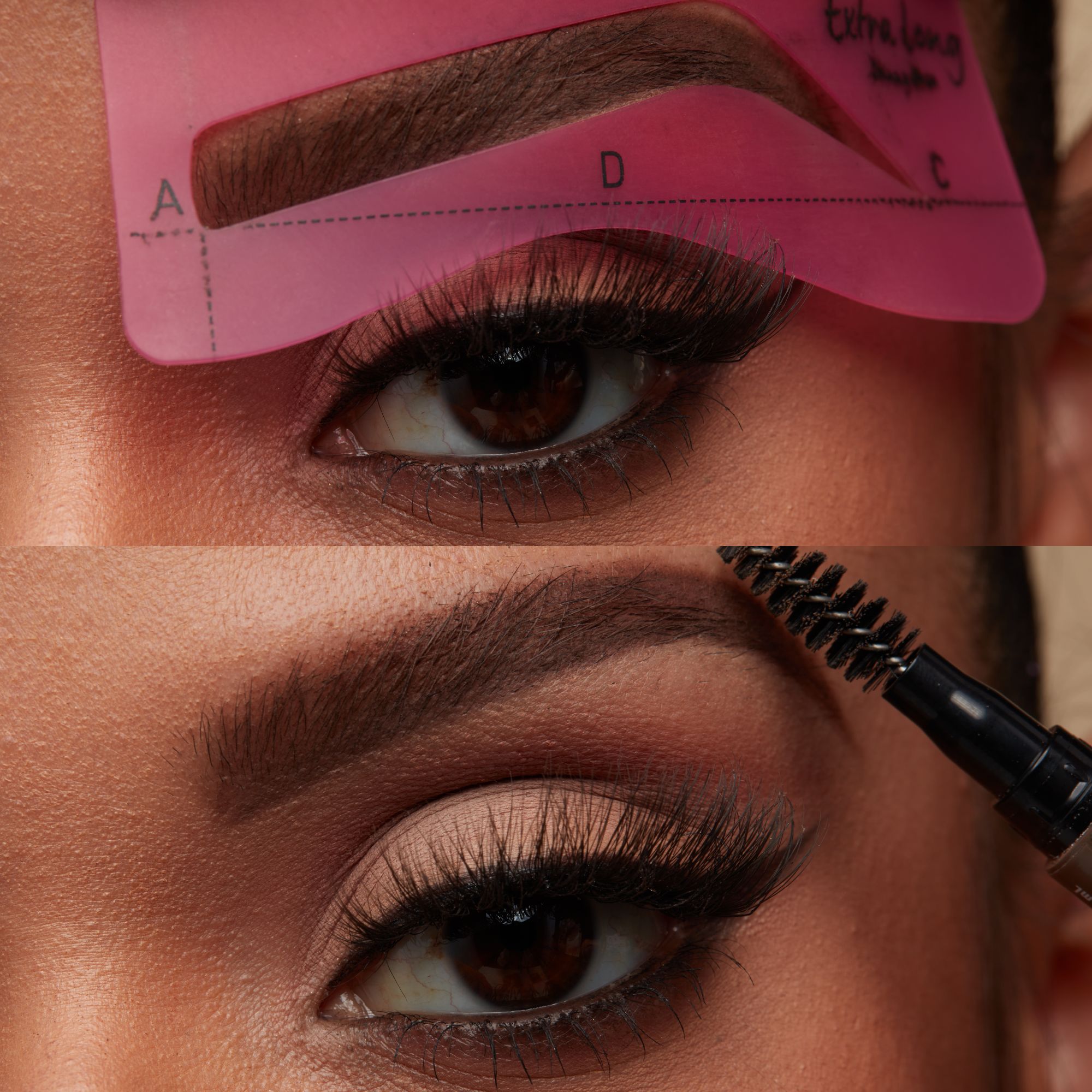 Zero To Brow Stencil -- Augenbrauen-Schablonen