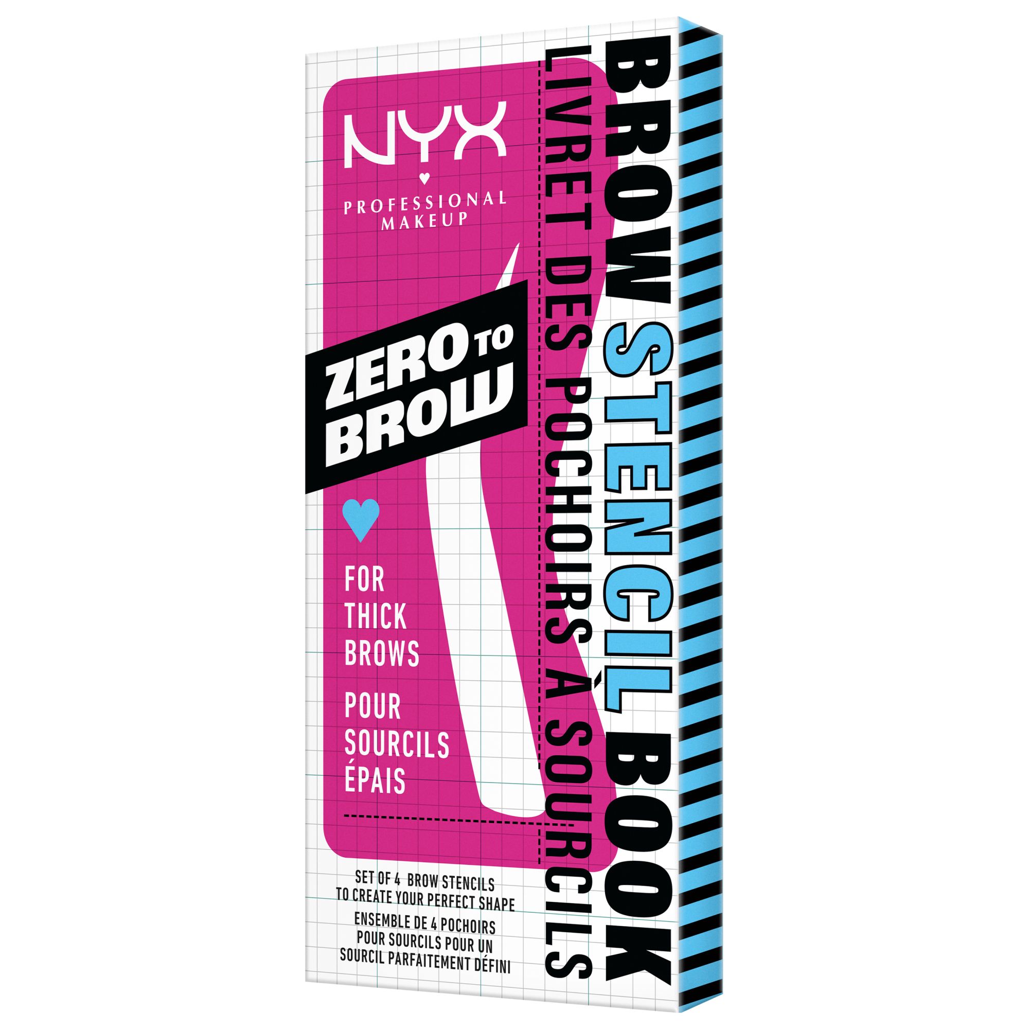 Zero To Brow Stencil