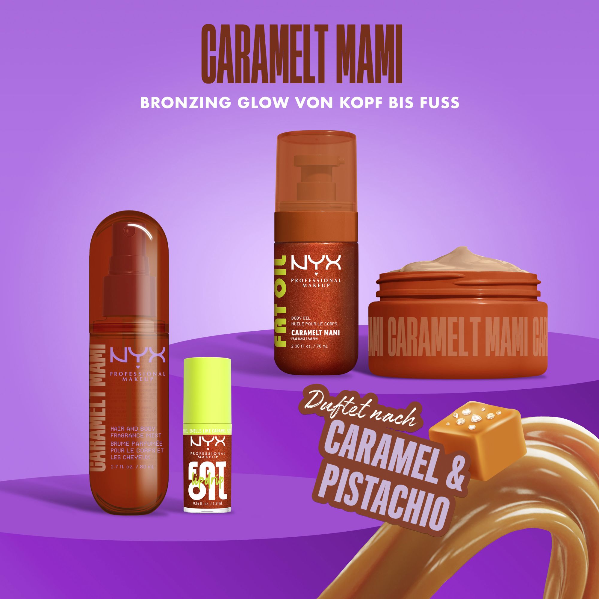 Brume Pour Les Cheveux & Le Corps - Caramelt Mami - Hair & Body Fragrance Mist Brume Pour Les Cheveux & Le Corps - Caramelt Mami - Hair & Body Fragrance Mist
