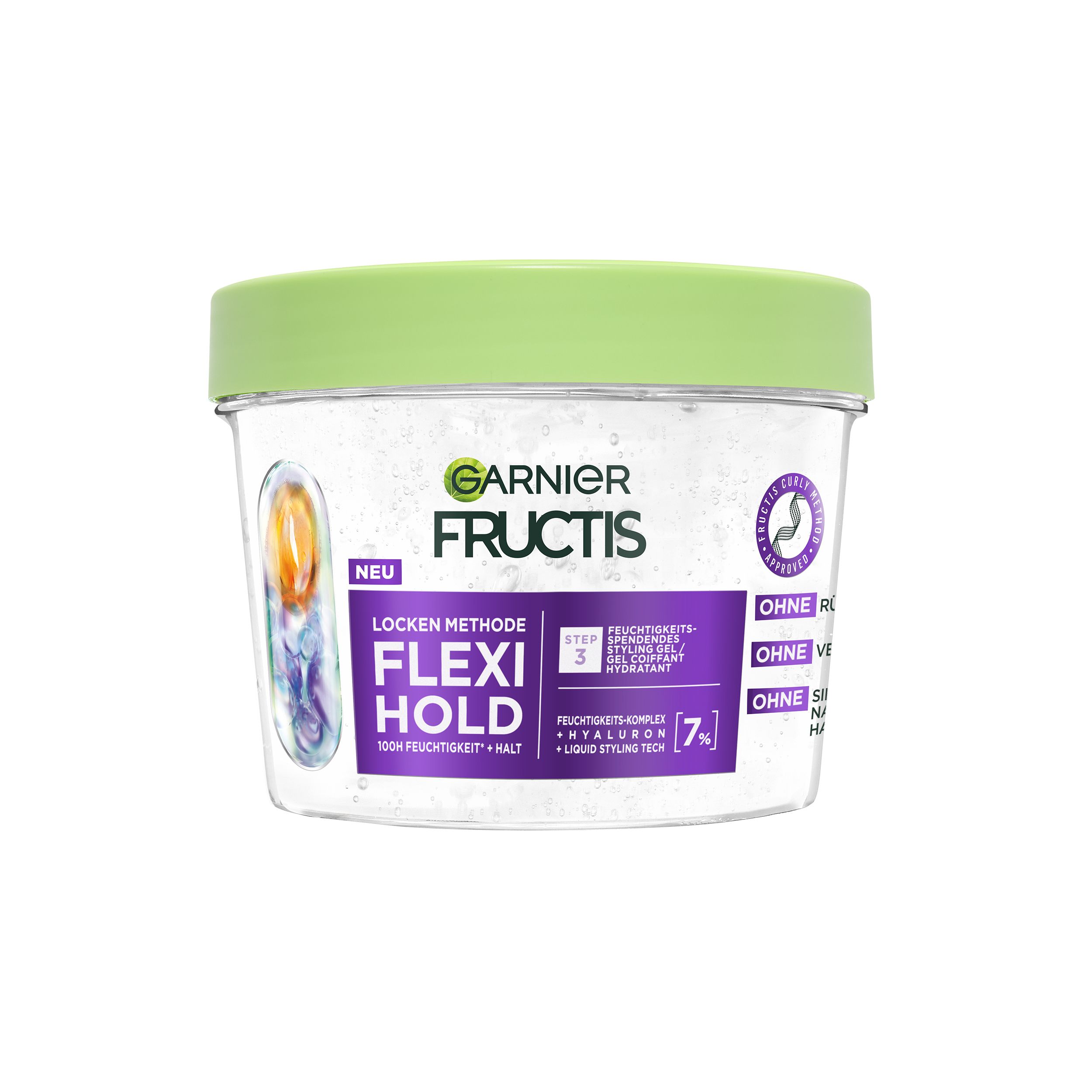 Hydrating Styling Gel - Fructis - Locken Methode - Flexi Hold Hydrating Styling Gel - Fructis - Locken Methode - Flexi Hold