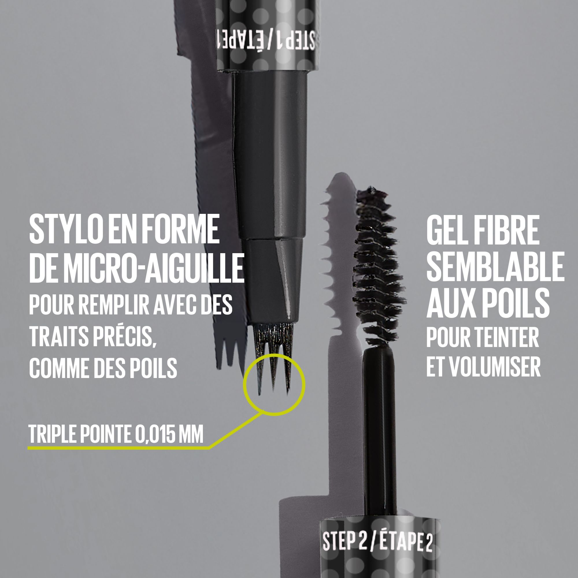 Liquid Eyebrow Pen & Mascara - Brow Inserts