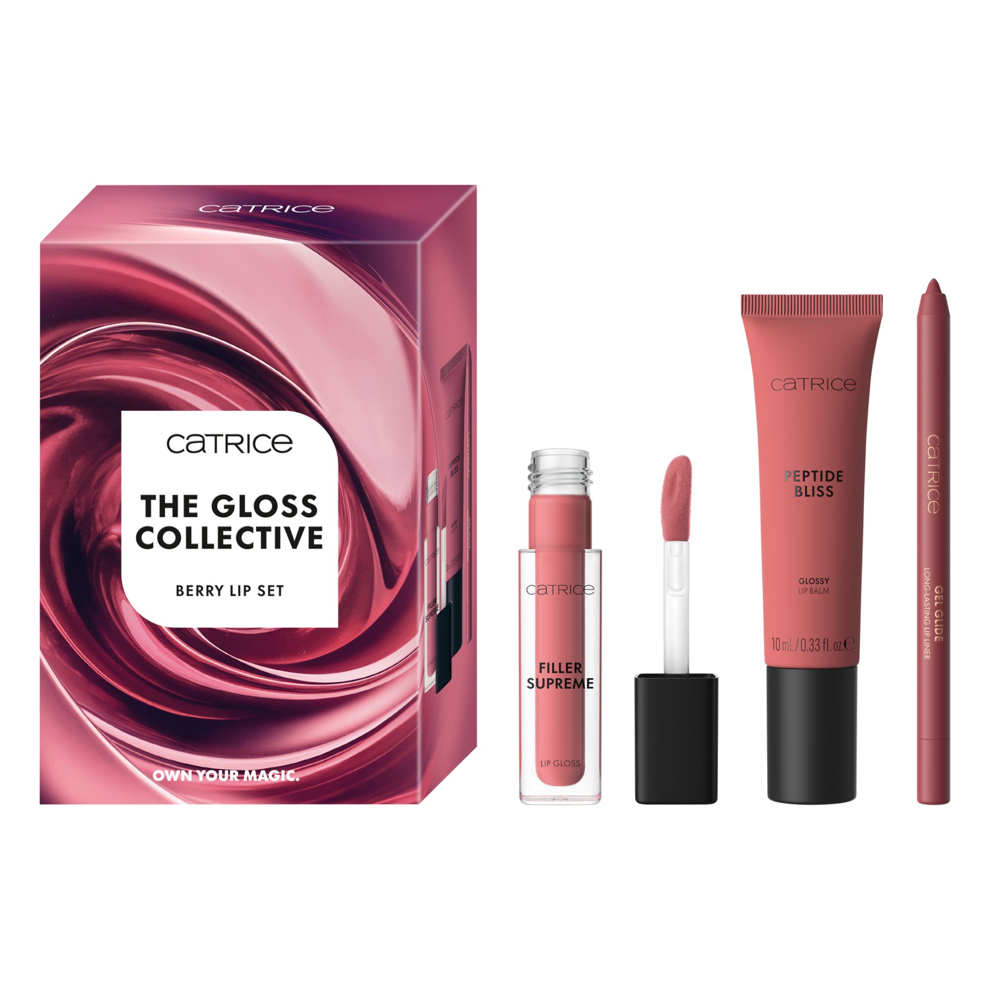 The Gloss Collective Berry Lip Set -- Lippen-Set