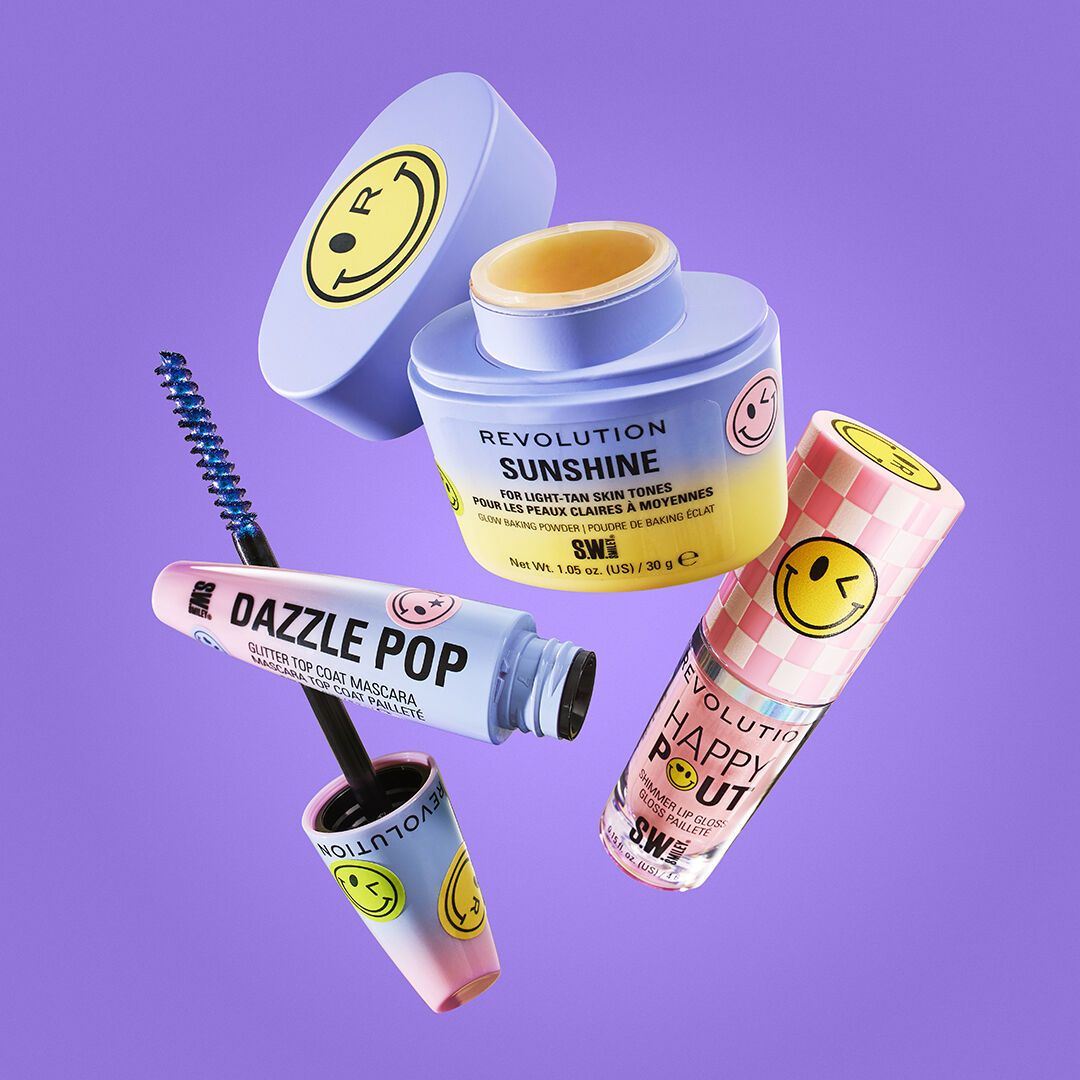 Revolution x S.W.Smiley - Dazzle Pop Glitter Top Coat Mascara Revolution x S.W.Smiley - Dazzle Pop Glitter Top Coat Mascara