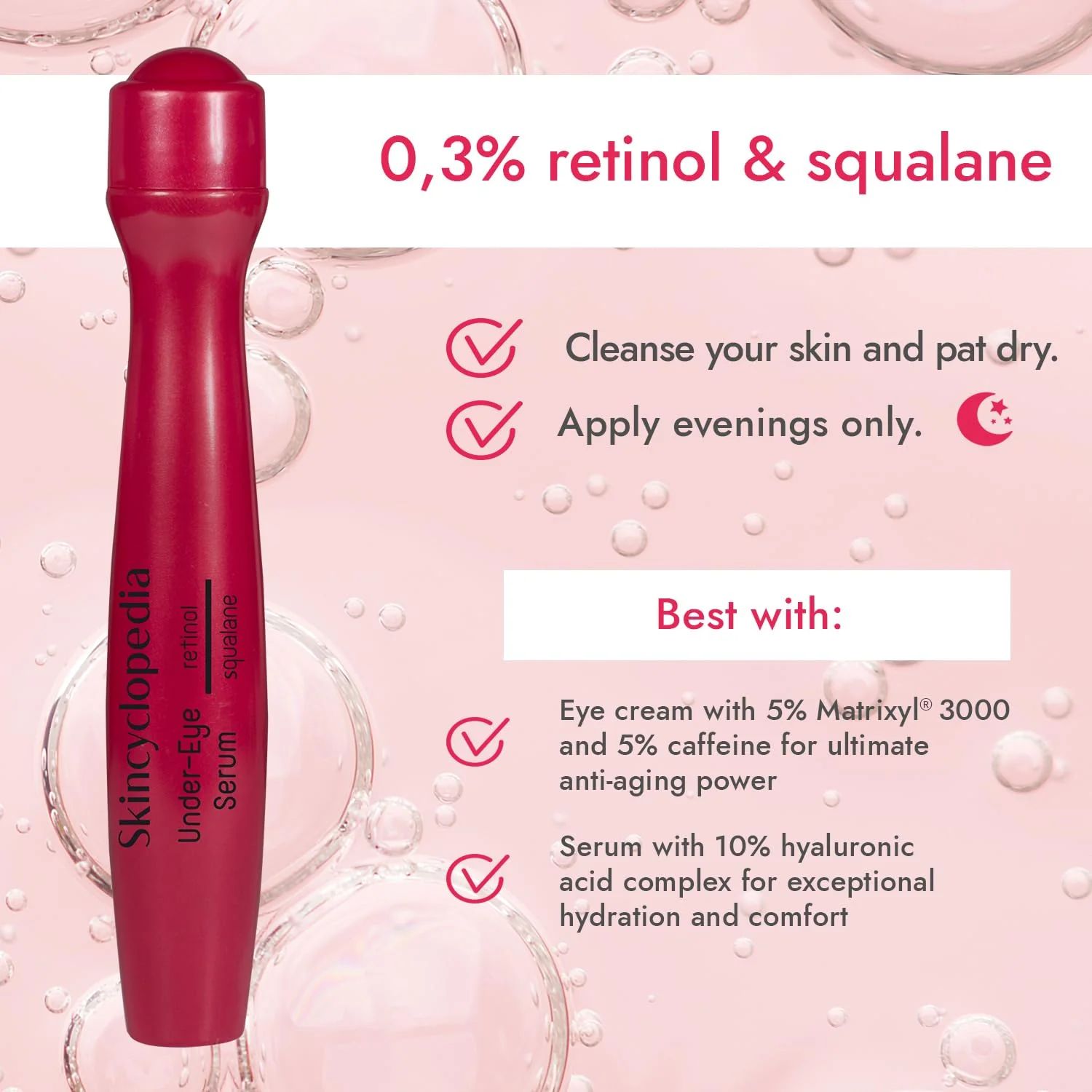Under Eye Serum - Retinol 0.3% Eye Roll-On