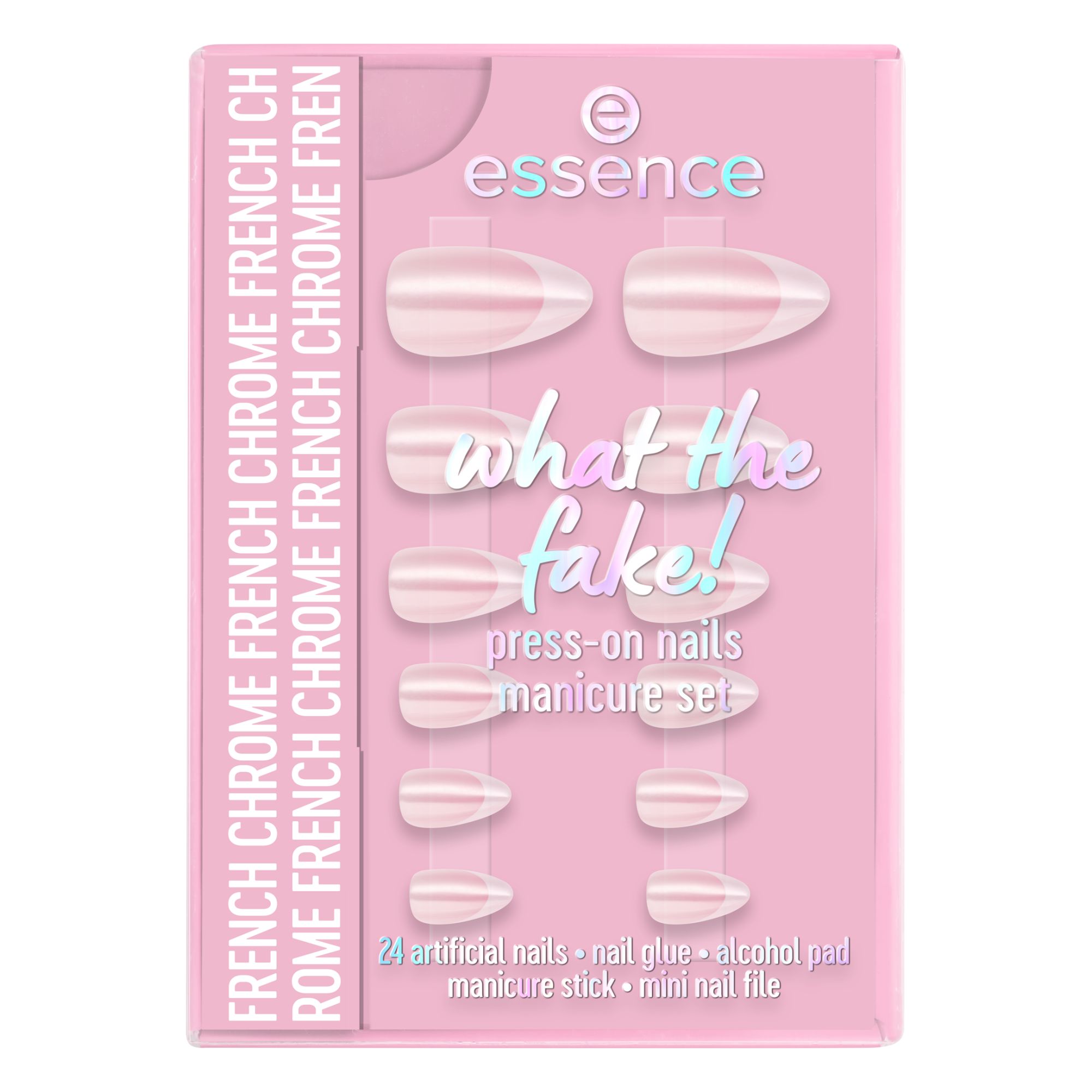 Faux Ongles  - What The Fake! Press-On Nails Manicure Set (24 Pièces)