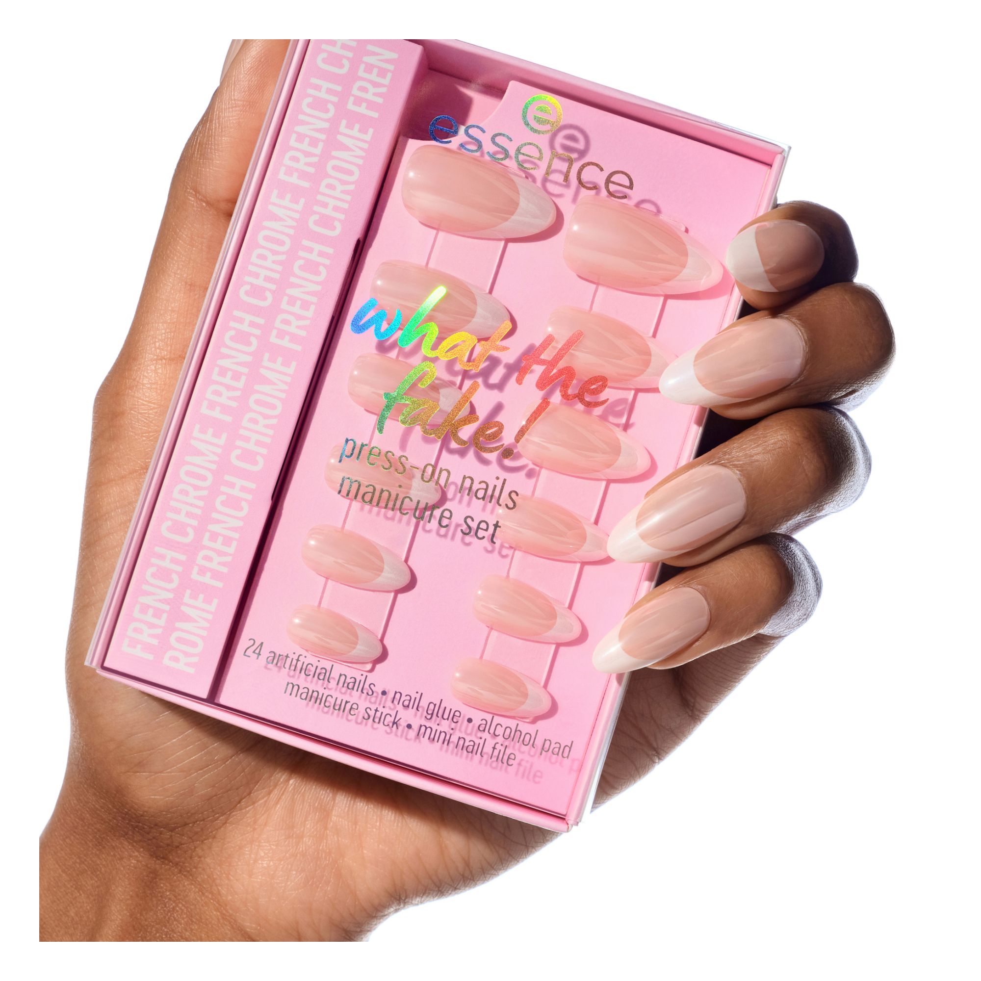 Faux Ongles  - What The Fake! Press-On Nails Manicure Set (24 Pièces)
