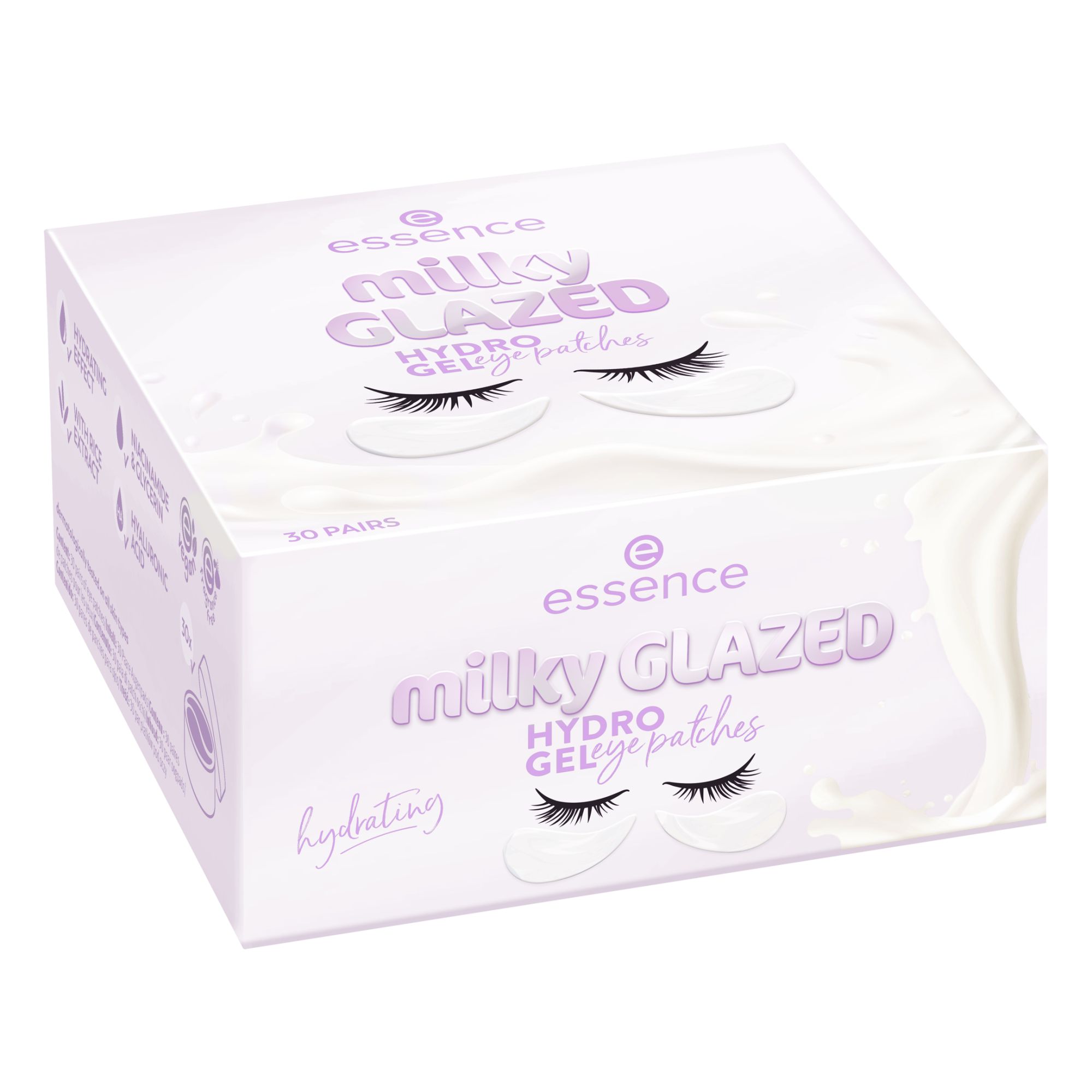 Milky Glazed Hydro Gel Eye Patches (30 Paare) -- Augen-Patches