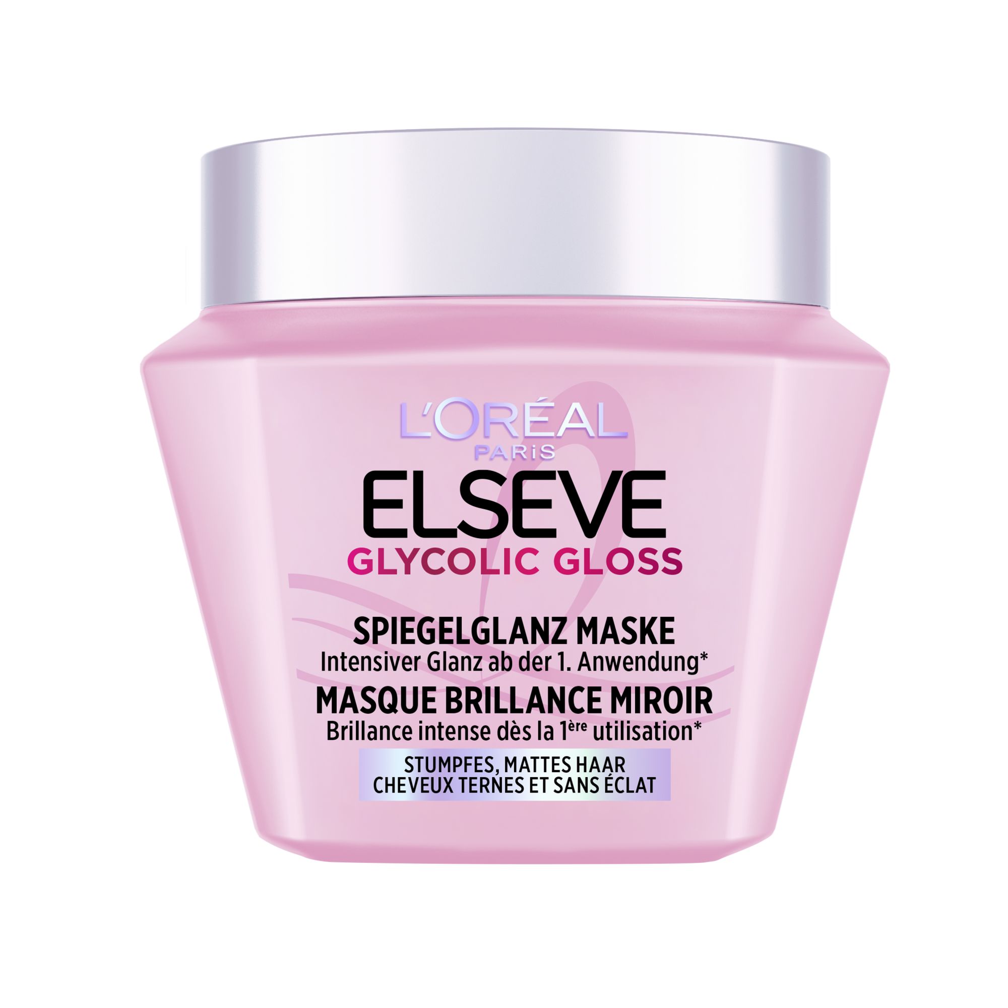 Masque Capillaire - Elseve - Glycolic Gloss Masque Brillance Miroir