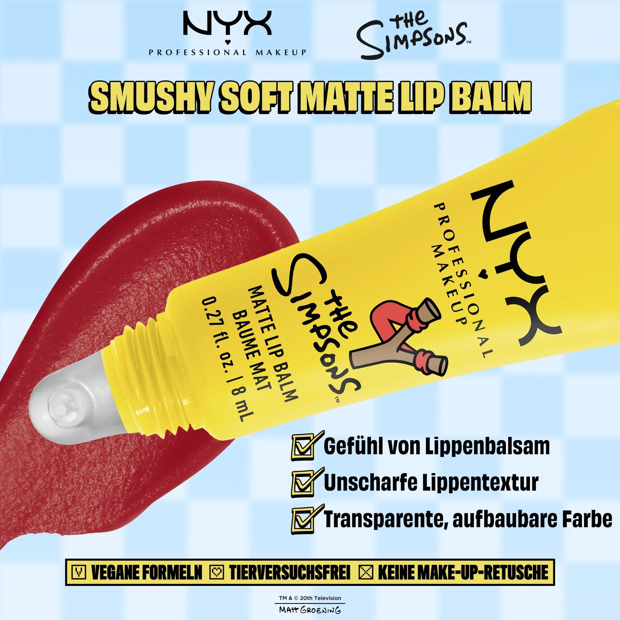 The Simpsons - Smushy Matte Lip Balm Collection