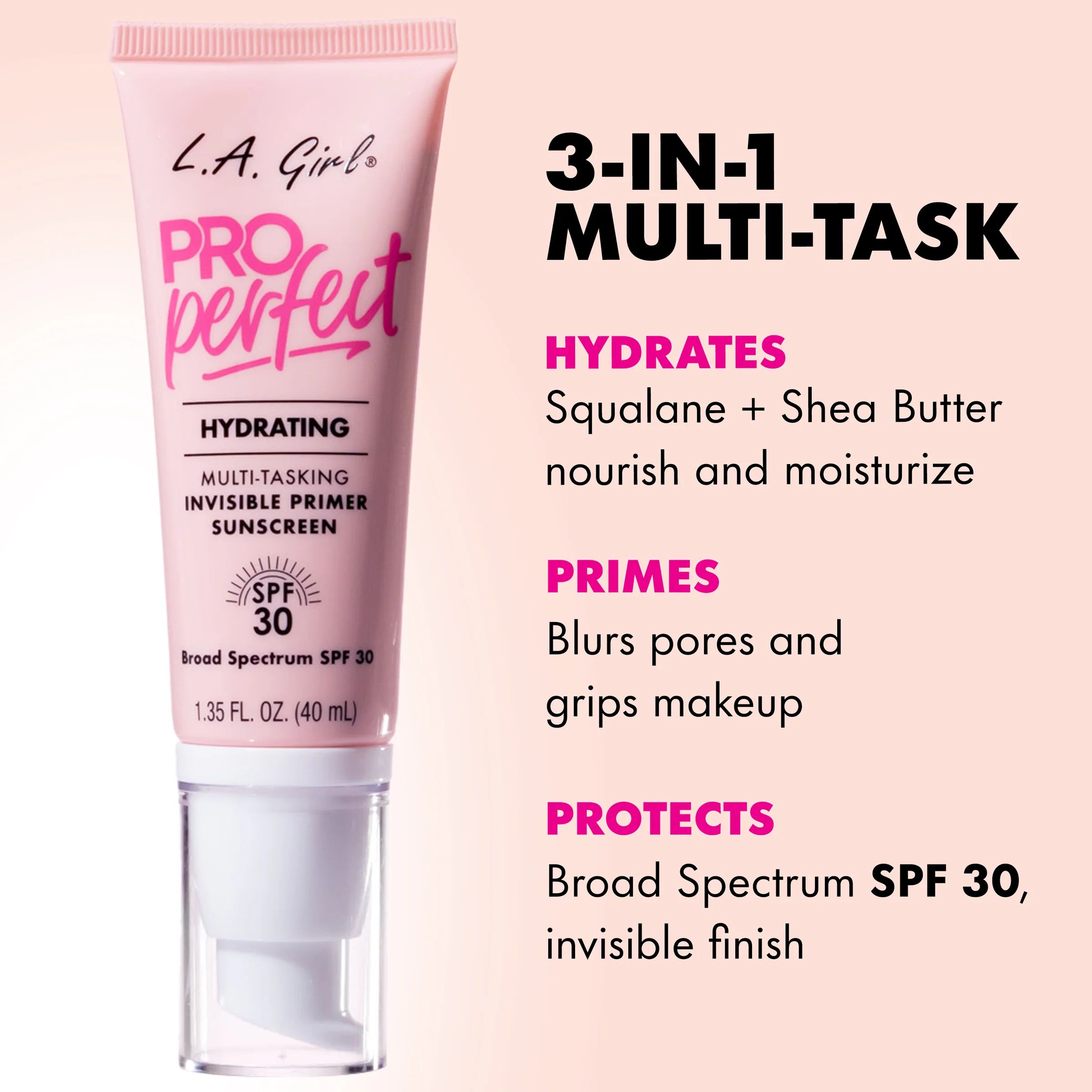 PRO Perfect Hydrating Multi-Tasking Invisible Primer Sunscreen SPF 30 PRO Perfect Hydrating Multi-Tasking Invisible Primer Sunscreen SPF 30