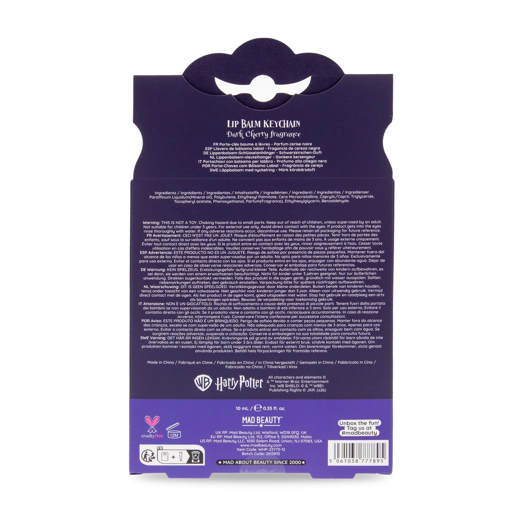 Harry Potter - Keychain Lip Balm