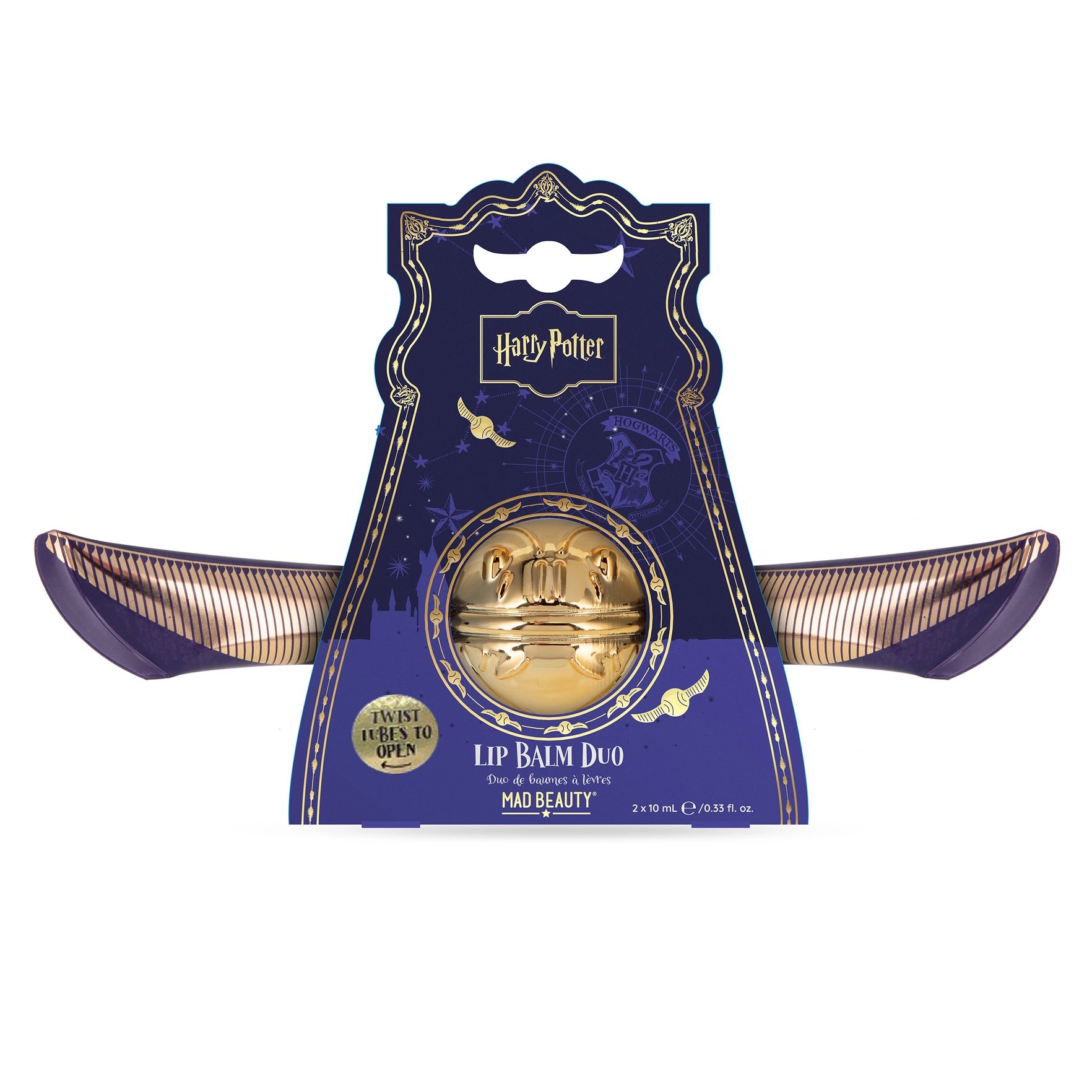 Duo Baume à Lèvres - Harry Potter - Snitch Lip Balm Duo