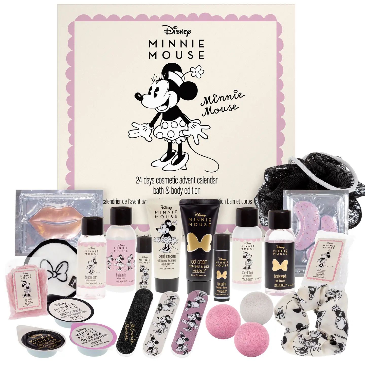 Disney Minnie Mouse - 24 Days Cosmetic Advent Calendar Bath & Body Edition -- Adventskalender