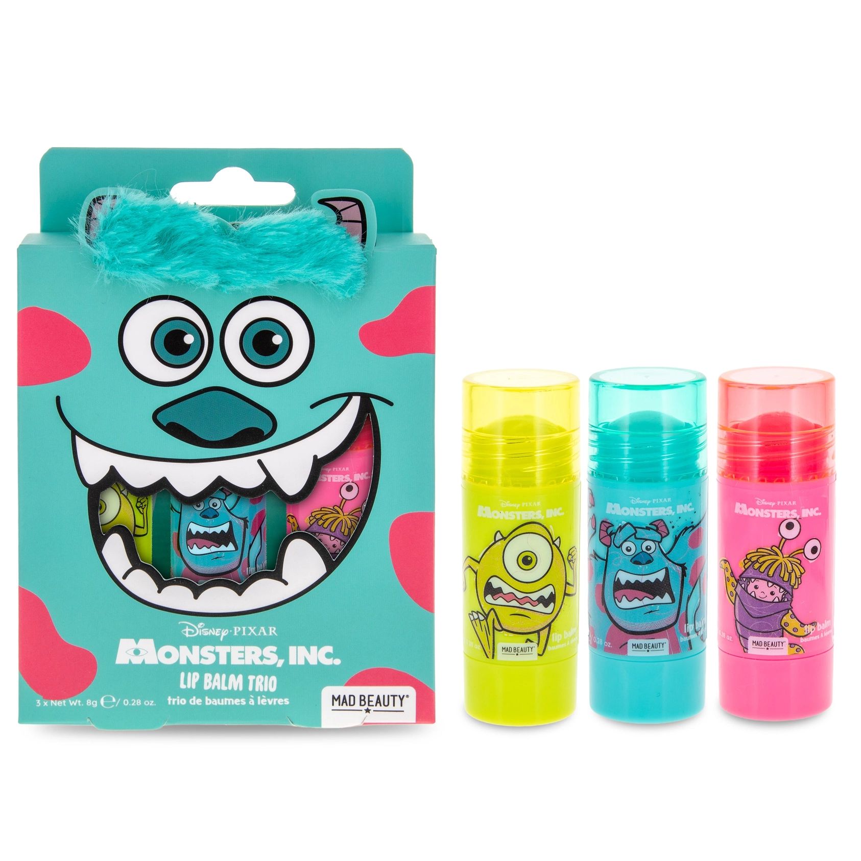 Baume à Lèvres - Disney Pixar Monster Inc. - Lip Balm Trio Baume à Lèvres - Disney Pixar Monster Inc. - Lip Balm Trio
