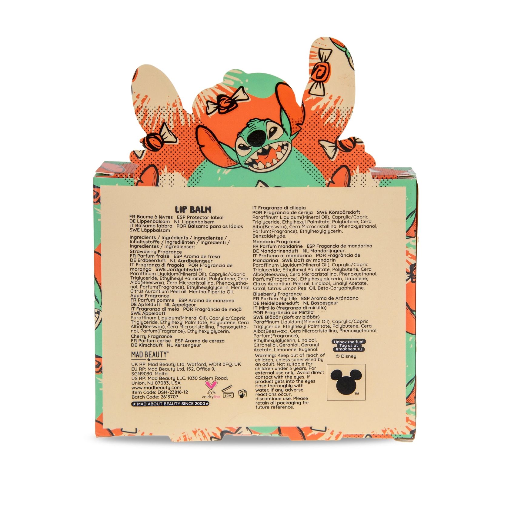 Baume à Lèvres - Disney Stitch - Halloween Lip Balm Collection