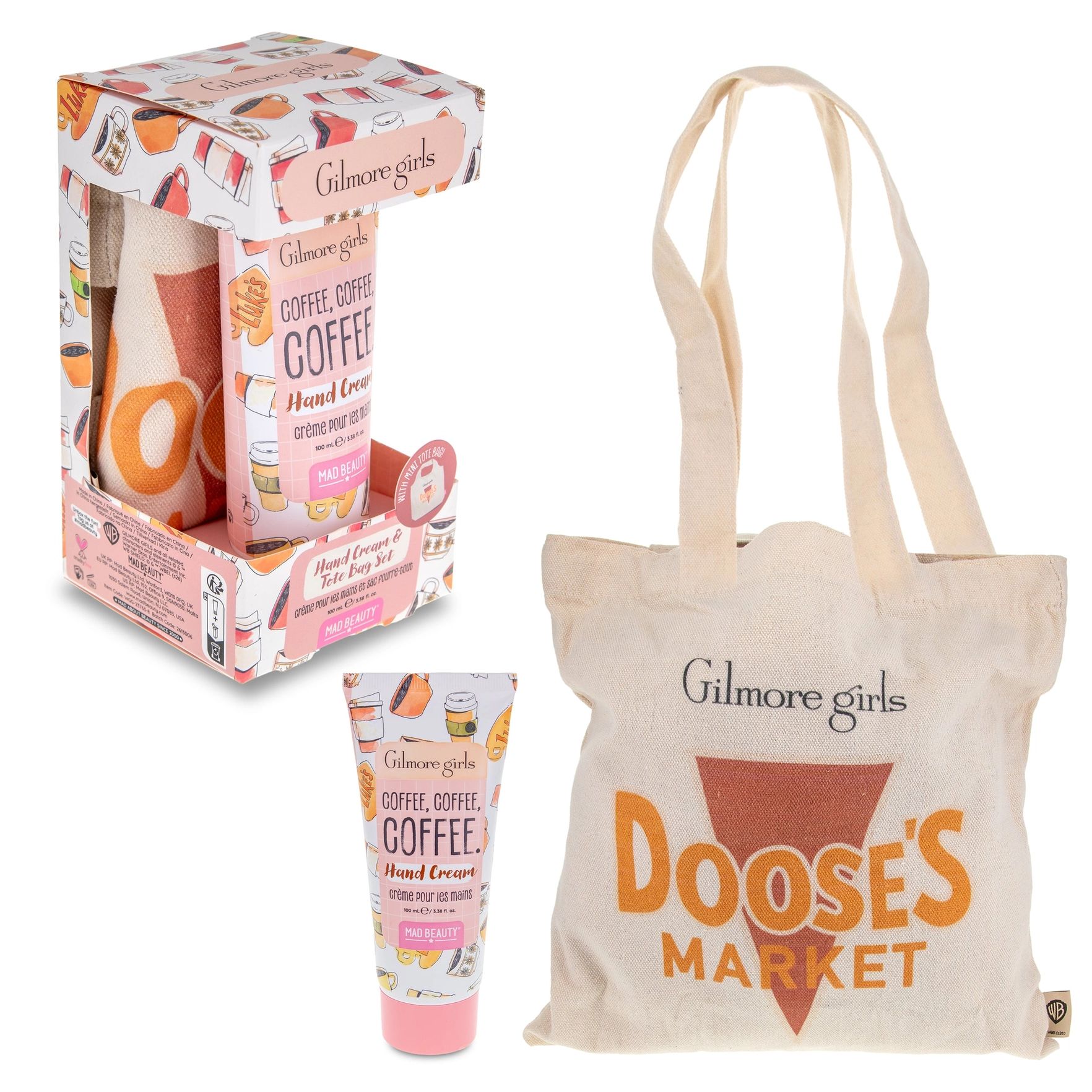 Gilmore Girls - Hand Cream & Mini Tote Bag -- Handcreme & Mini Tasche