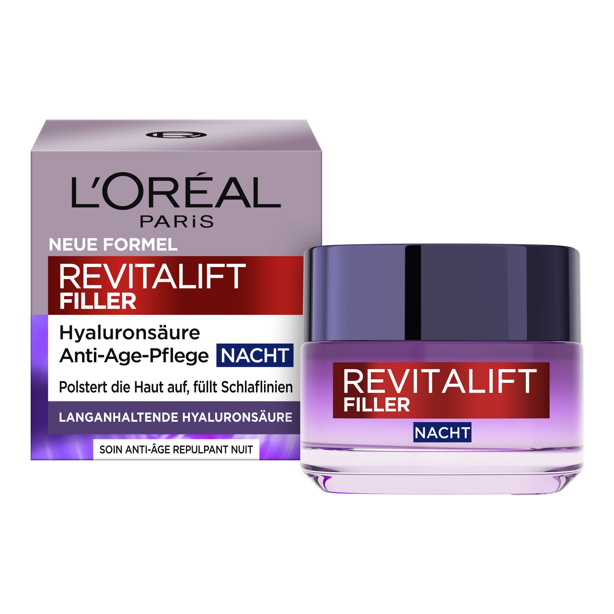 Crème Pour Le Visage Nuit - Revitalift Filler - Hyaluronsäure Anti-Age-Pflege Nacht Crème Pour Le Visage Nuit - Revitalift Filler - Hyaluronsäure Anti-Age-Pflege Nacht
