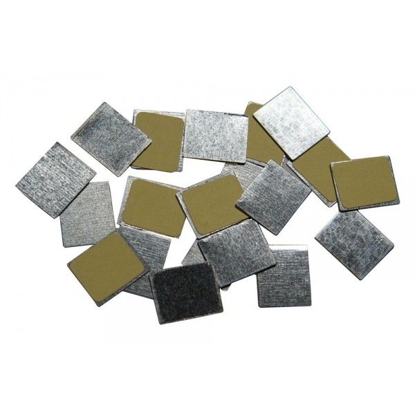 Quadratische Metallkleber (30 Stück)