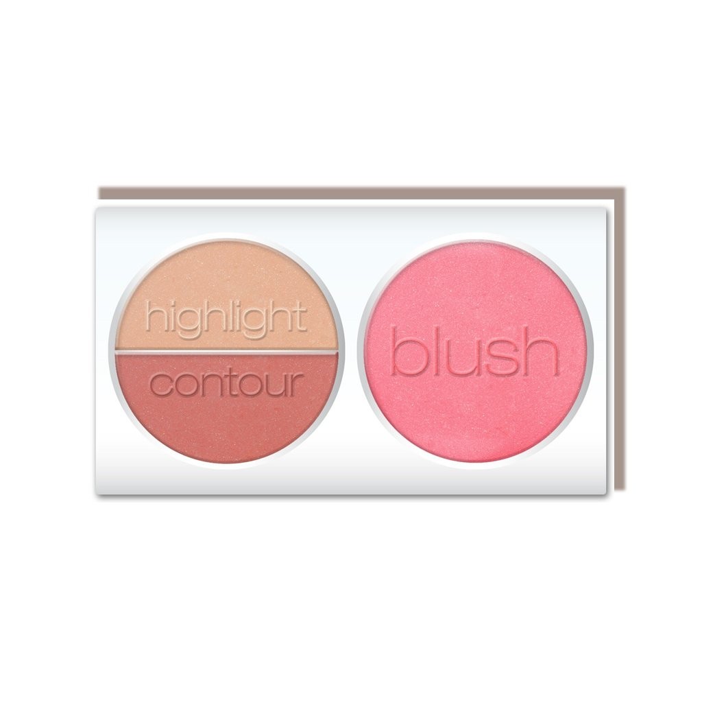 Rouge, Enlumineur & Contouring Palette - 3D Blush Contour Rouge, Enlumineur & Contouring Palette - 3D Blush Contour