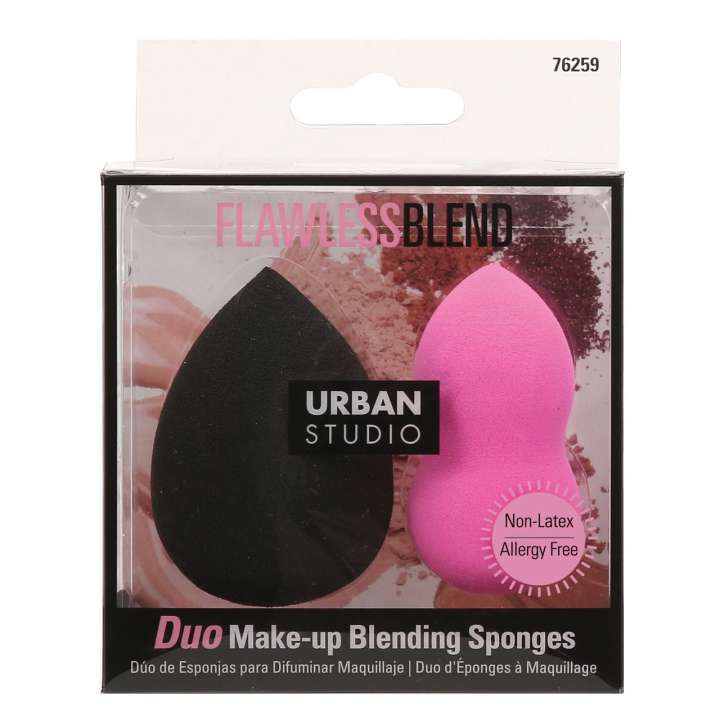 Éponges à Maquillage (2 Pièces) - Duo Make-Up Blending Sponges