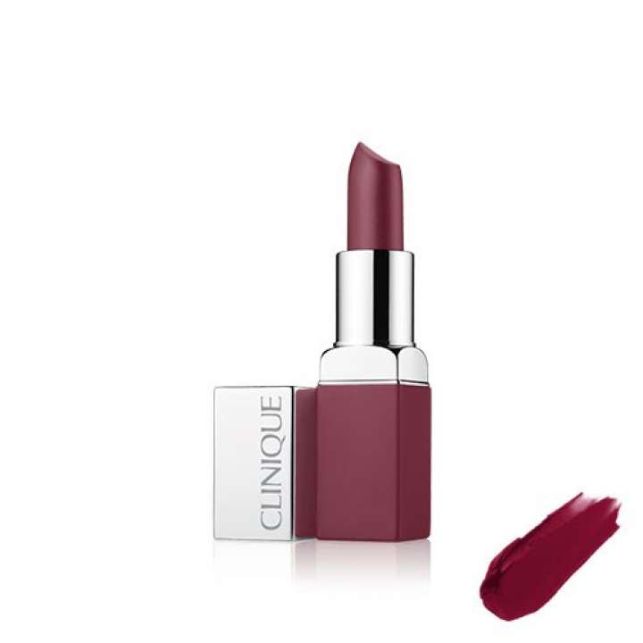 Rouge à Lèvres - Rouge Mat + Base - Clinique Pop Matte - Matte Lip Colour + Primer