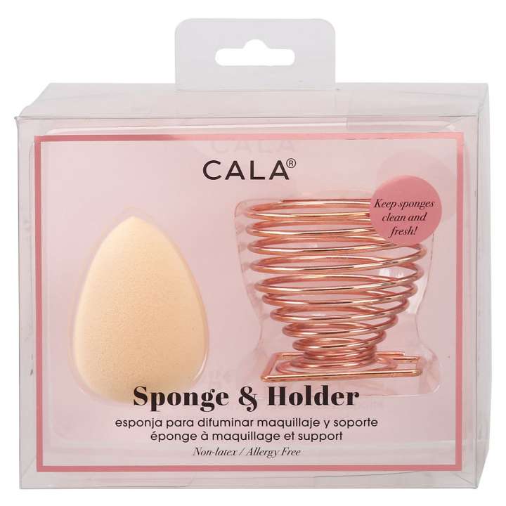 Éponge à Maquillage & Support - Blending Sponge & Holder