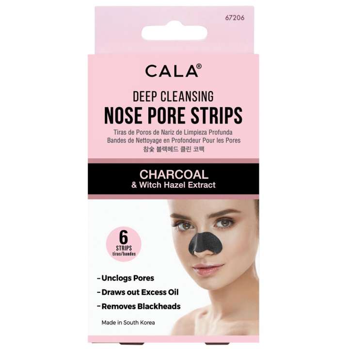 Charcoal Nose Pore Strips (6 Pieces)